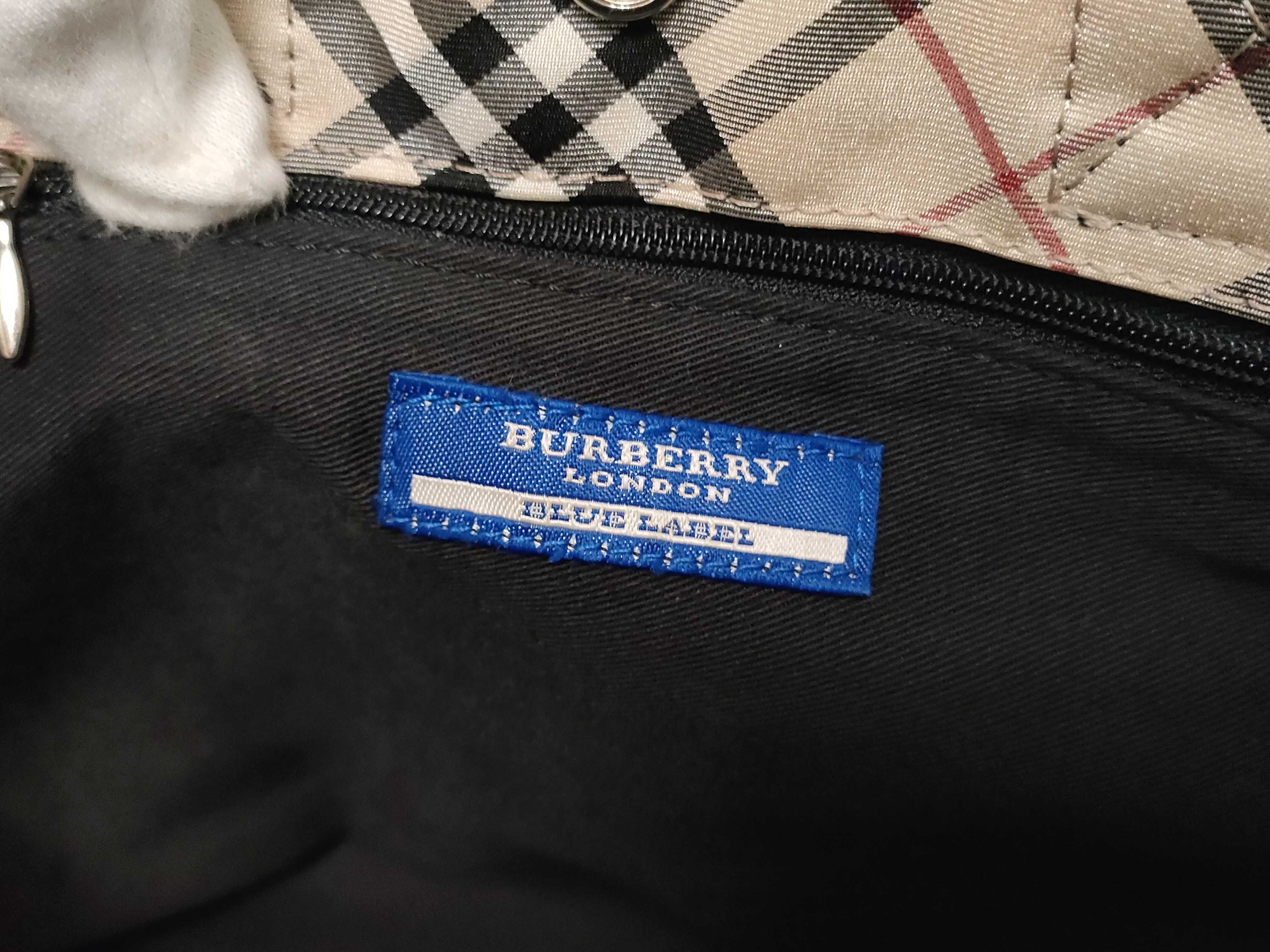 Blue Label London Nova Check Nylon Tote Bag Handbag Tote Bag — view 9