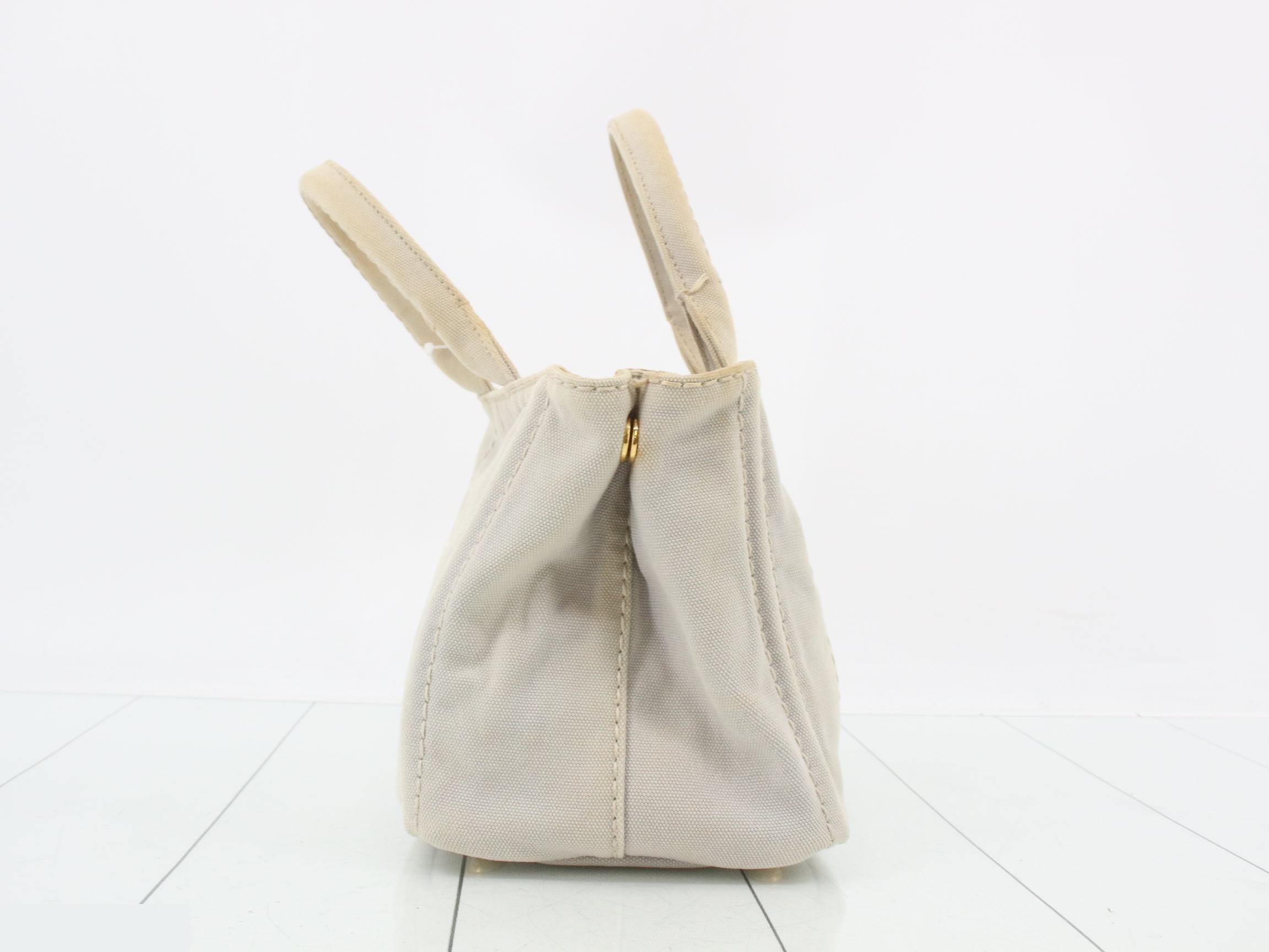 Canapa 2-Way Shoulder Bag with Triangle Plate, Canvas — view 3