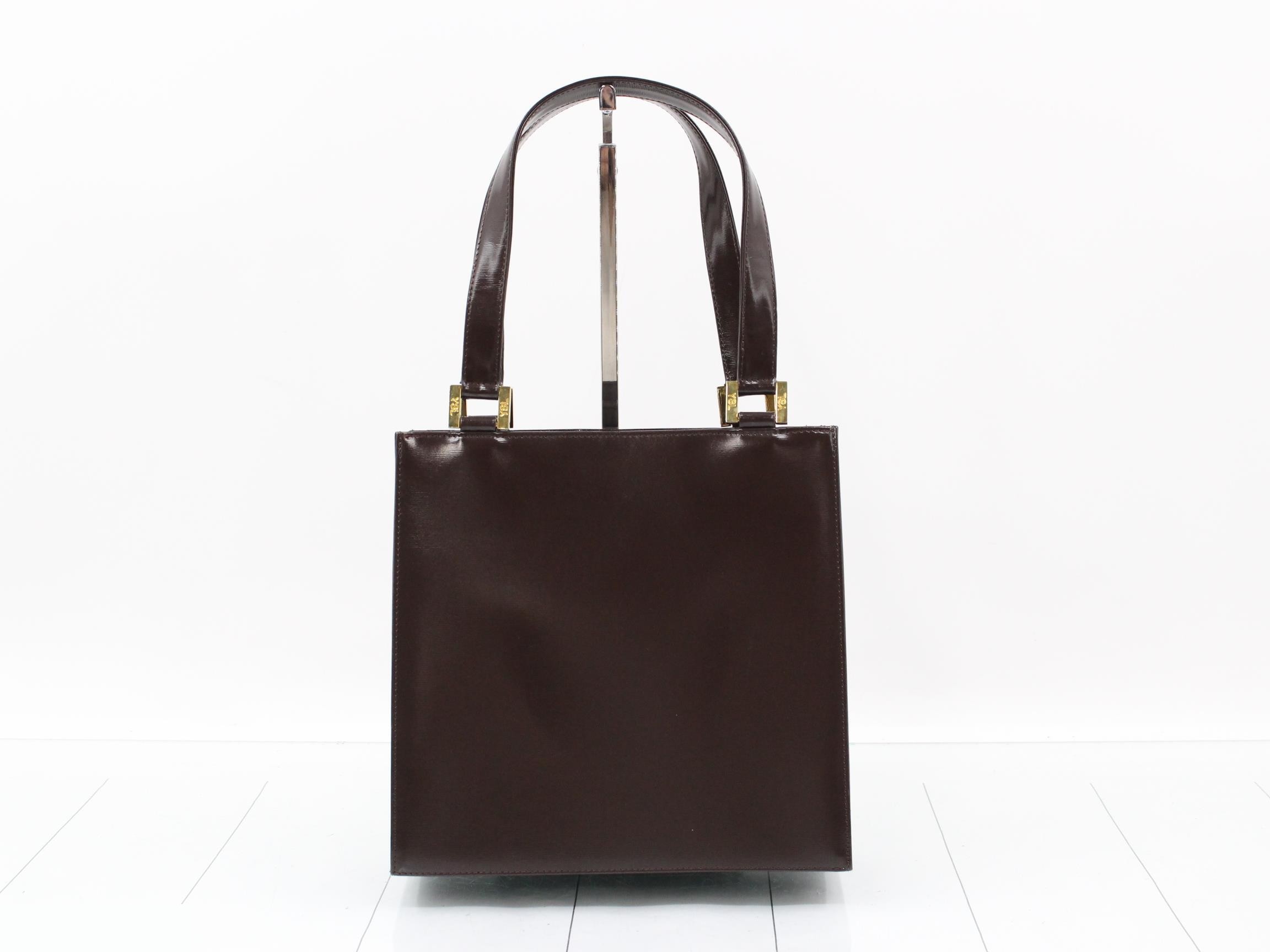 Nylon leather handbag — view 2