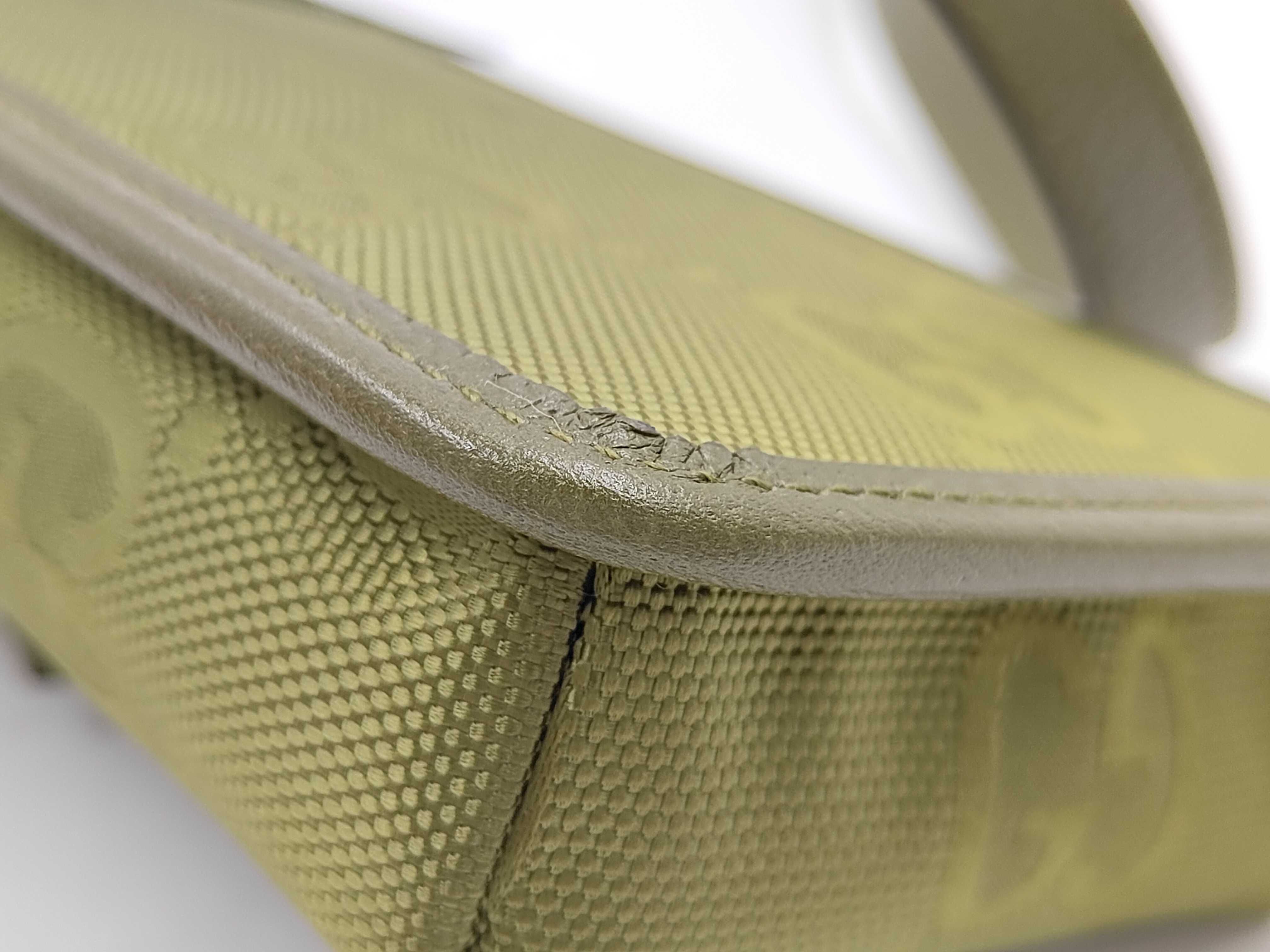 Off the Grid GG Nylon Leather Shoulder Bag, Khaki, 696018 (Body Bag/Shoulder Bag) — view 8