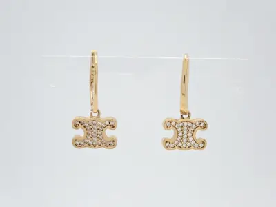Triomphe Rhinestone Swing Earrings