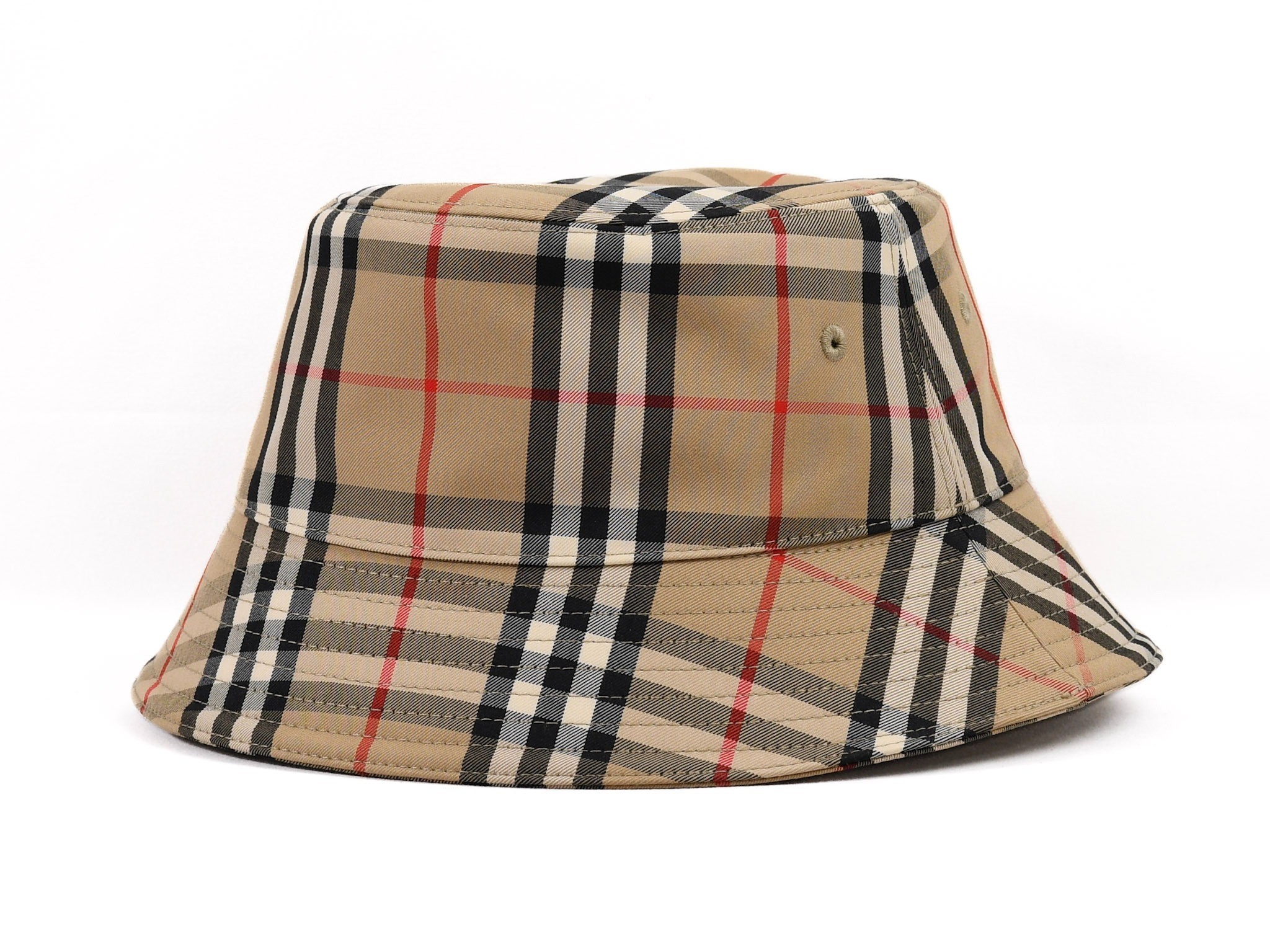 Unused, with box. Burberry Nova Check bucket hat, size M. — view 3