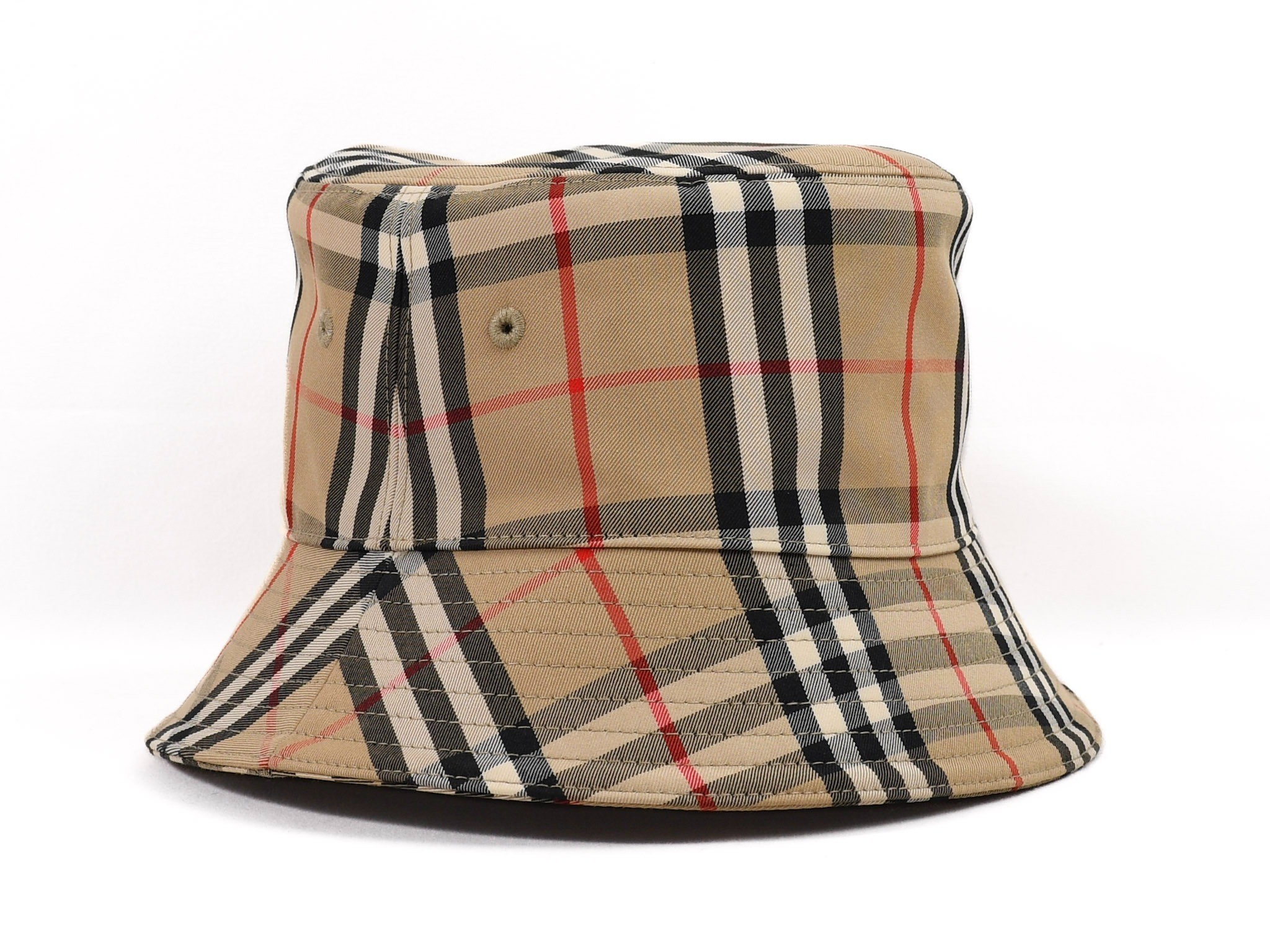 Unused, with box. Burberry Nova Check bucket hat, size M. — view 4