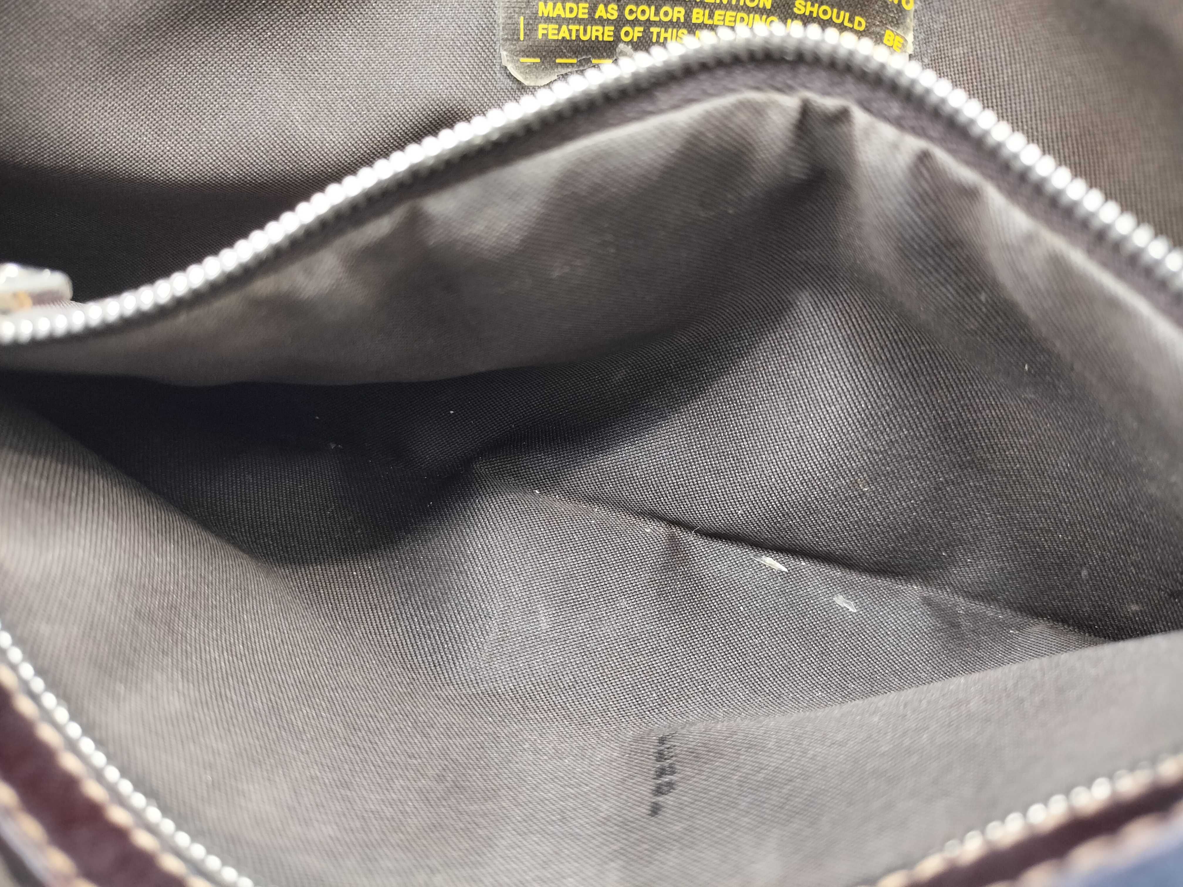 Mamma Bucket Denim x Leather Shoulder Bag — view 15