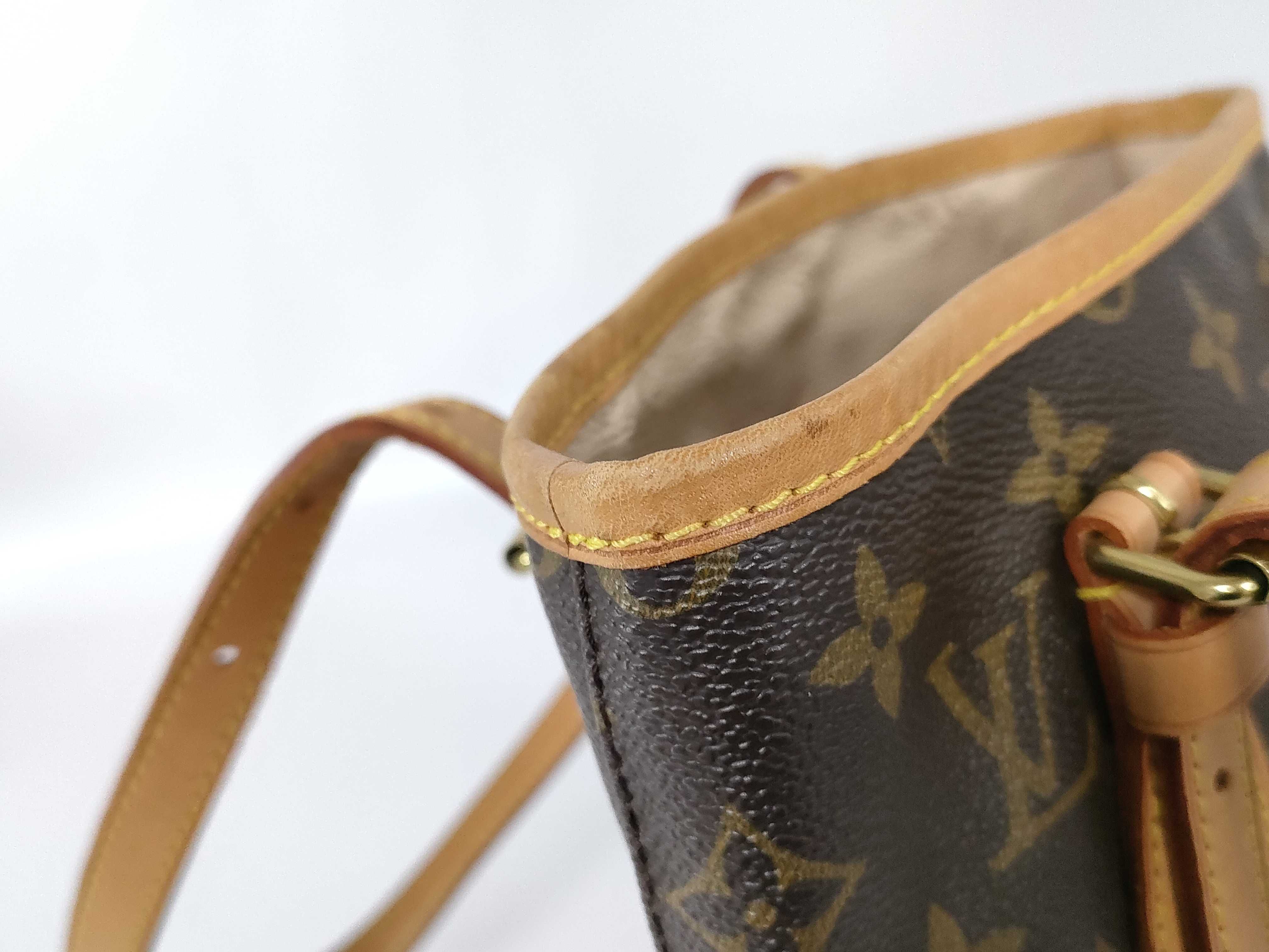 Monogram Louis Vuitton M42238 Monogram Bucket PM Tote Bag Handbag (VO8527) Handbag — view 13
