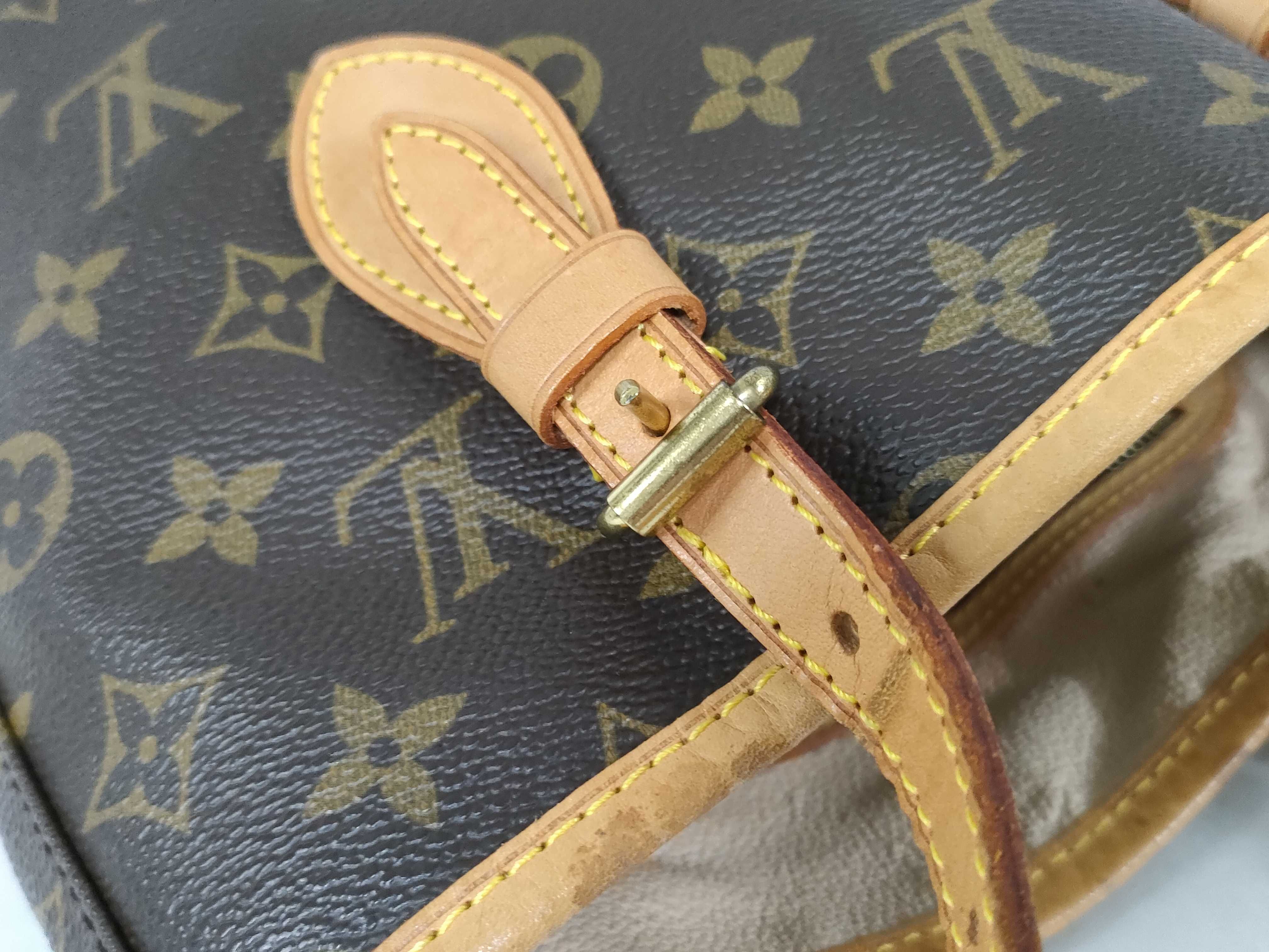 Monogram Louis Vuitton M42238 Monogram Bucket PM Tote Bag Handbag (VO8527) Handbag — view 5