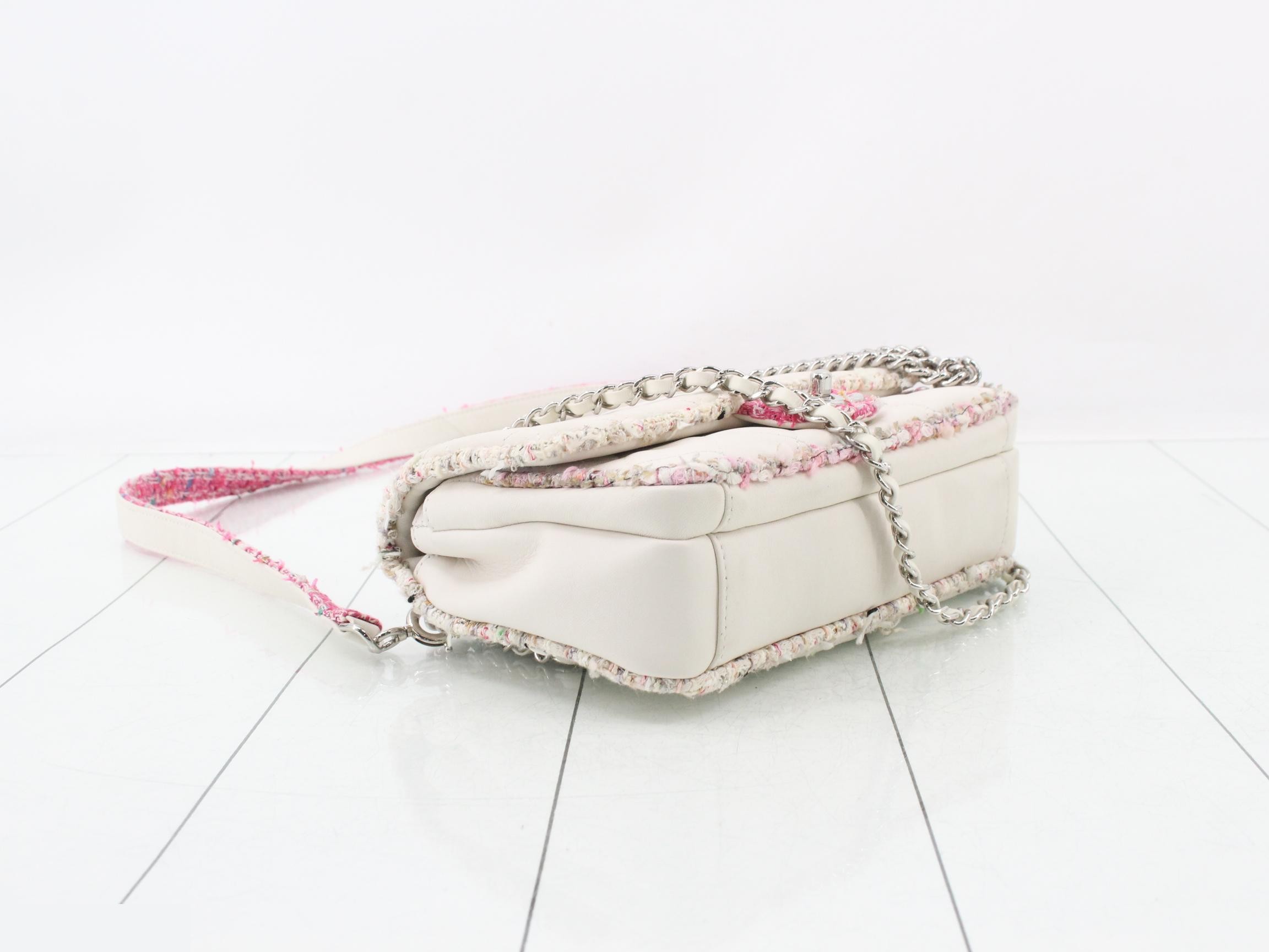 Matelassé Leather/Tweed 3-Way Handbag — view 5