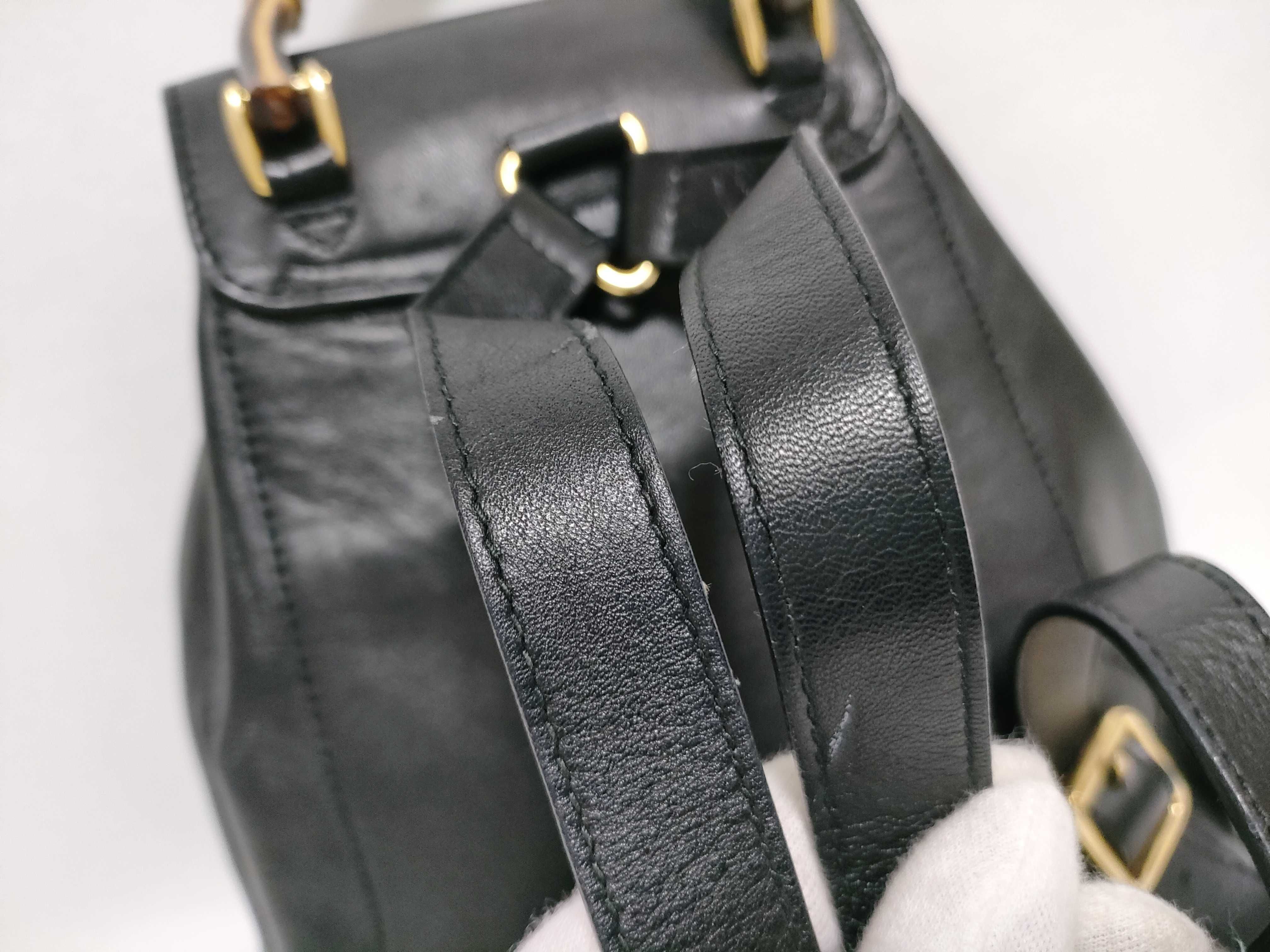 Bamboo / Backpack / Leather Backpack — view 4