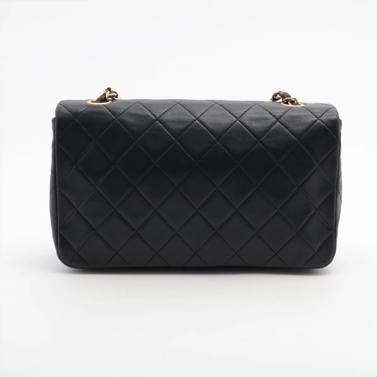 Matelasse Lambskin Single Flap Single Chain Bag Black Gold Hardware 1242226 No. 1 — view 2