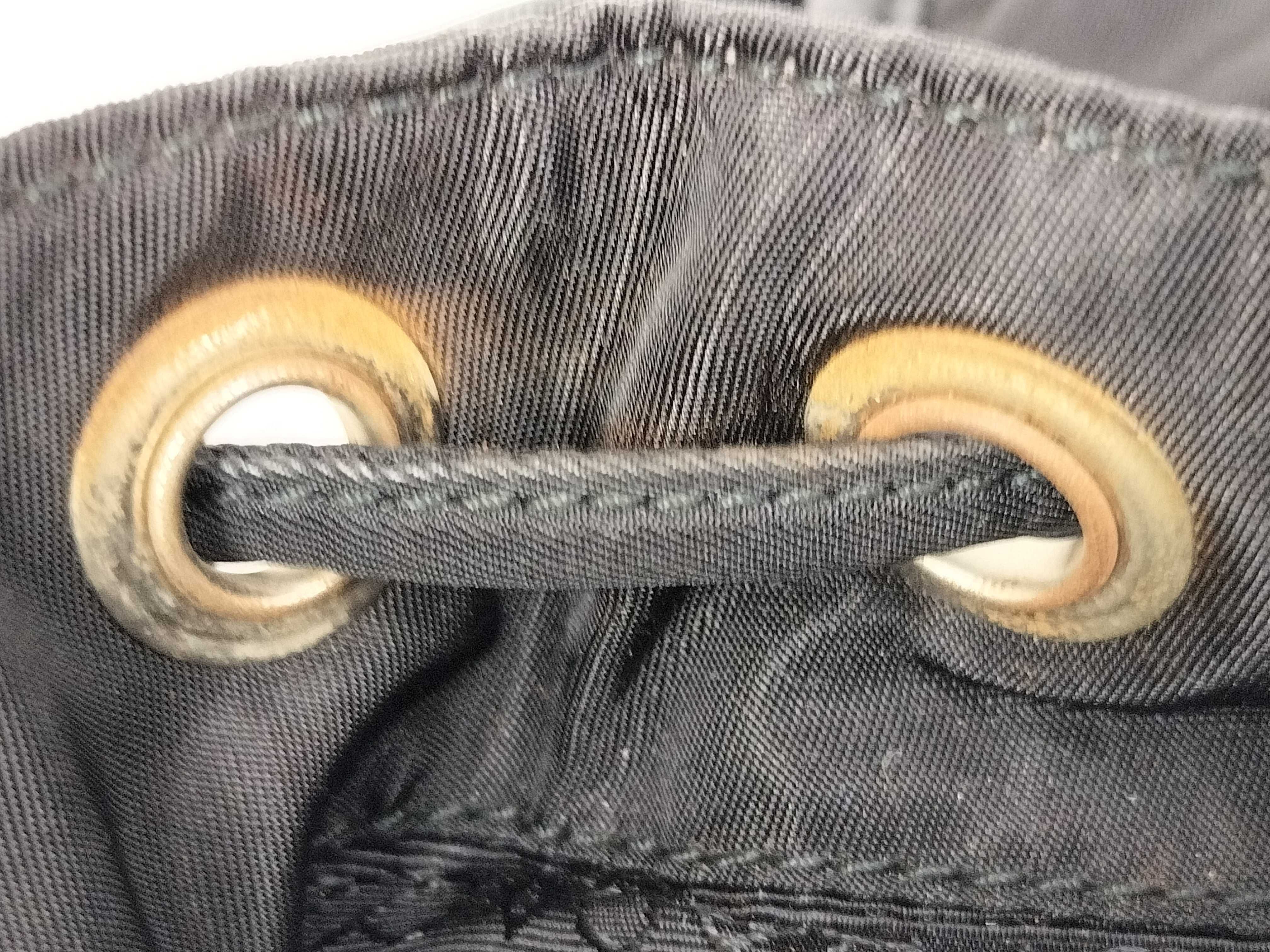 Nylon Prada Backpack, Black, Triangle Plate Backpack — view 13