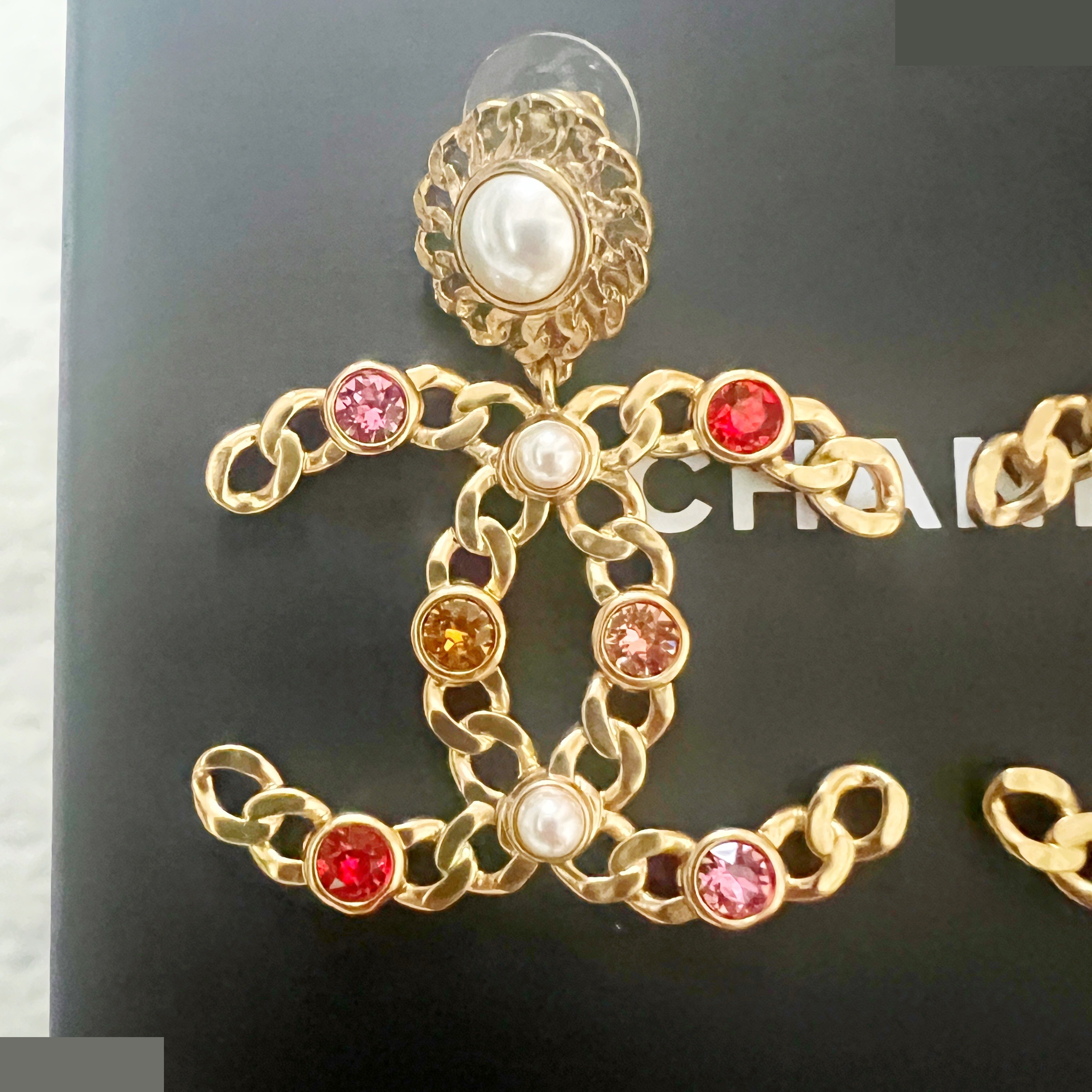 A21P Multicolored Coco Mark Earrings — view 3