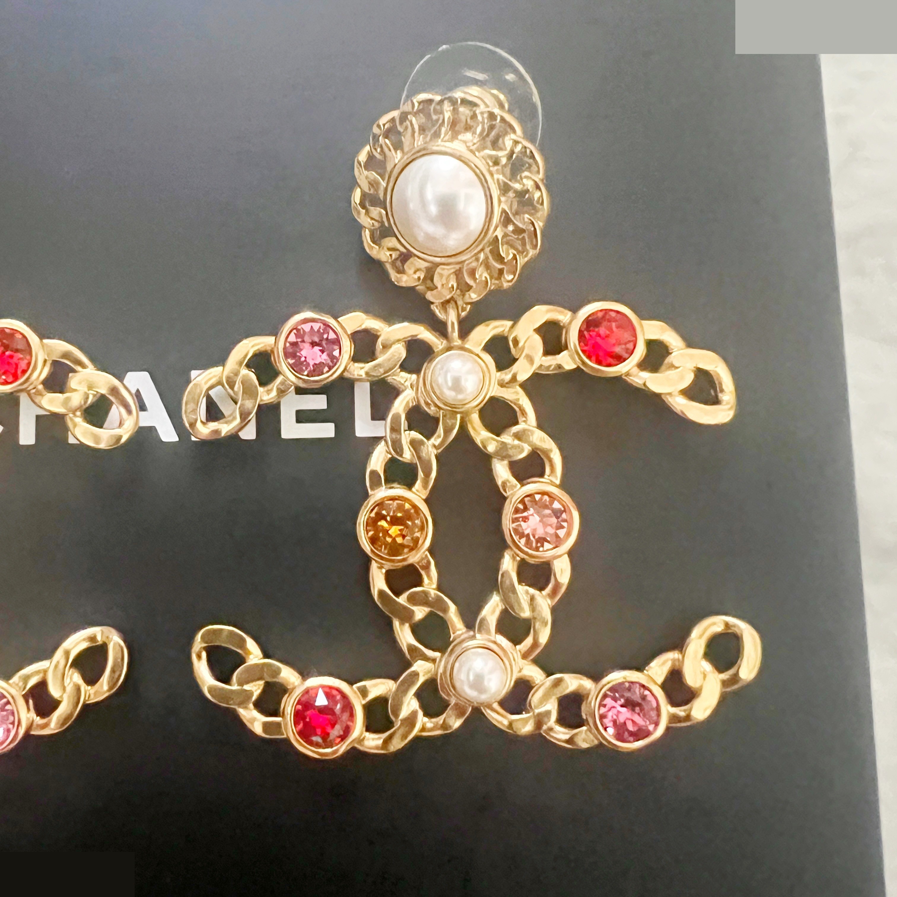A21P Multicolored Coco Mark Earrings — view 4