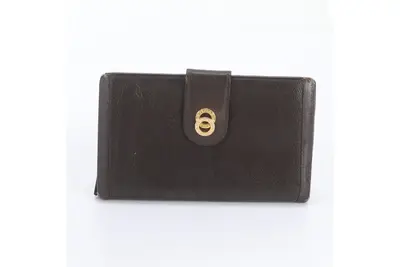Doppio Tondo Leather Long Wallet, Bi-fold Wallet, Genuine Leather