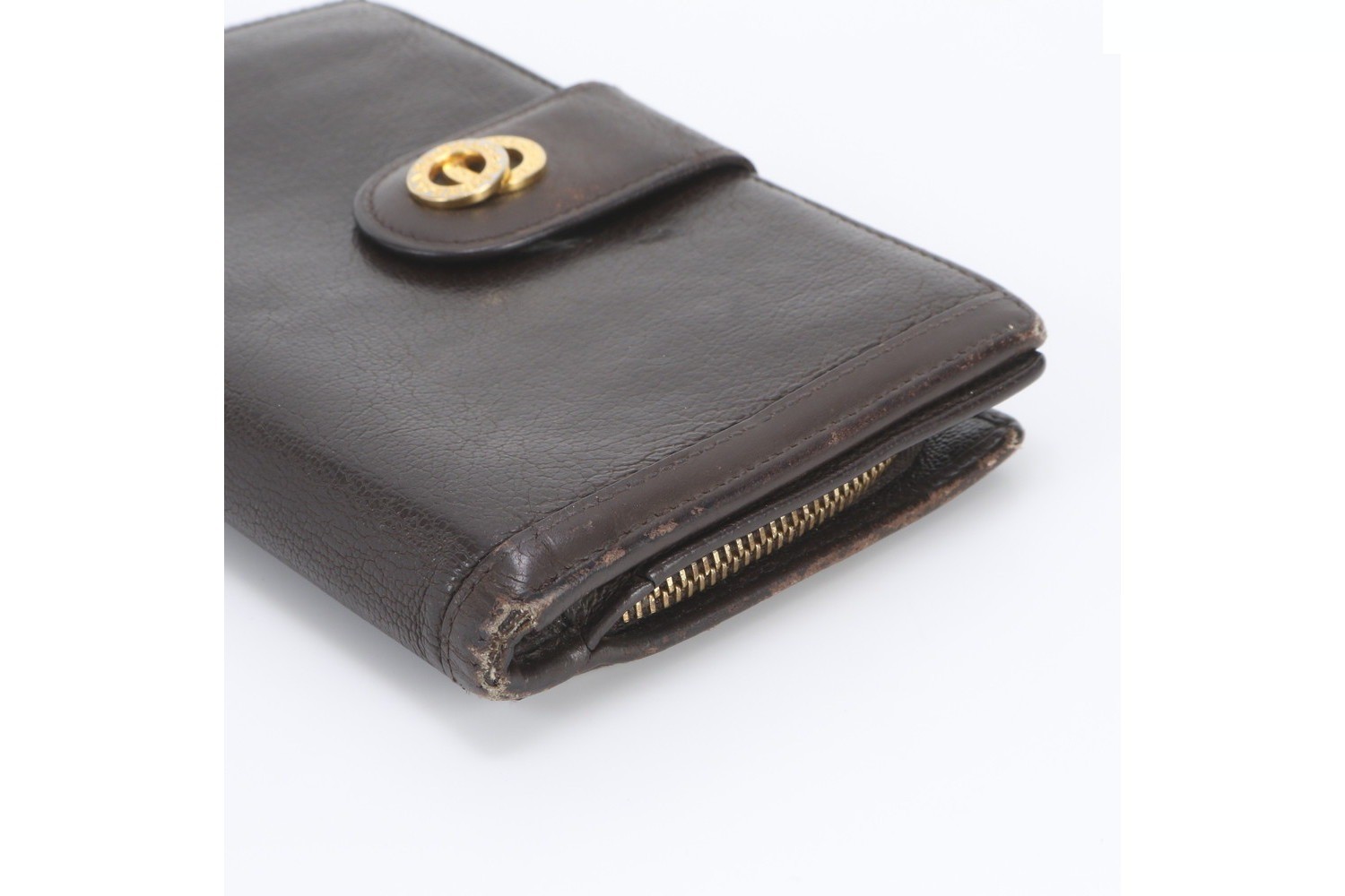 Doppio Tondo Leather Long Wallet, Bi-fold Wallet, Genuine Leather — view 3