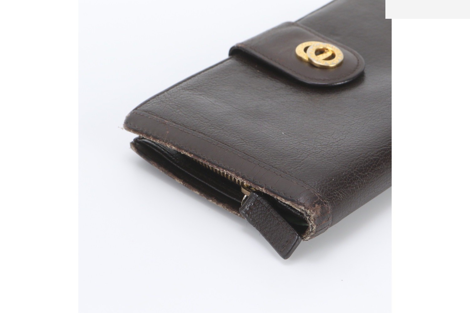 Doppio Tondo Leather Long Wallet, Bi-fold Wallet, Genuine Leather — view 4