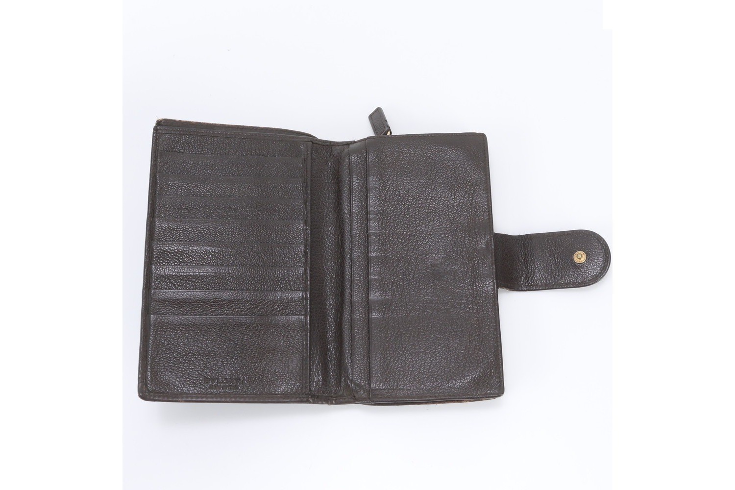 Doppio Tondo Leather Long Wallet, Bi-fold Wallet, Genuine Leather — view 6