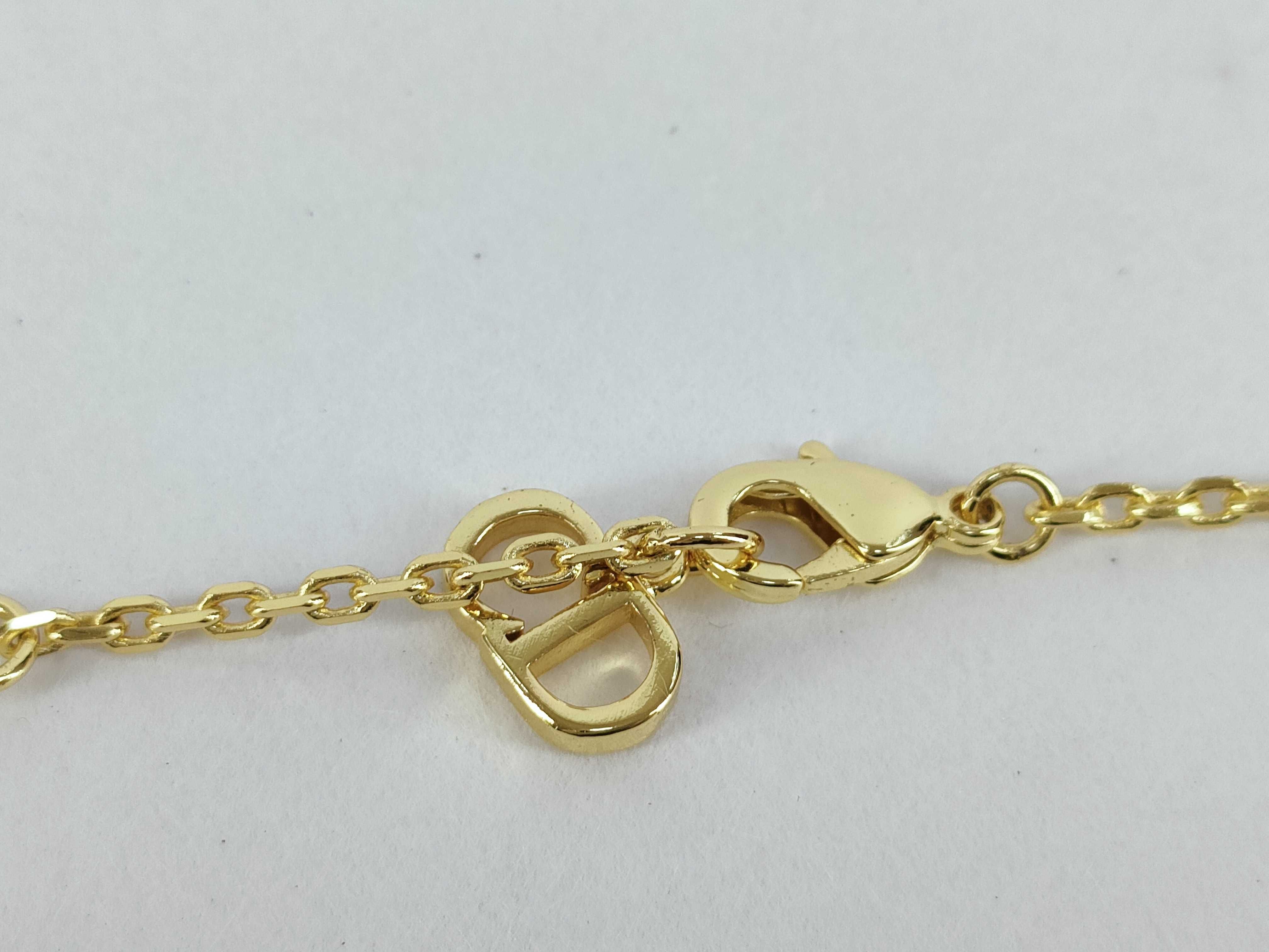 Christian Dior Rhinestone Pearl Gold Necklace — view 4