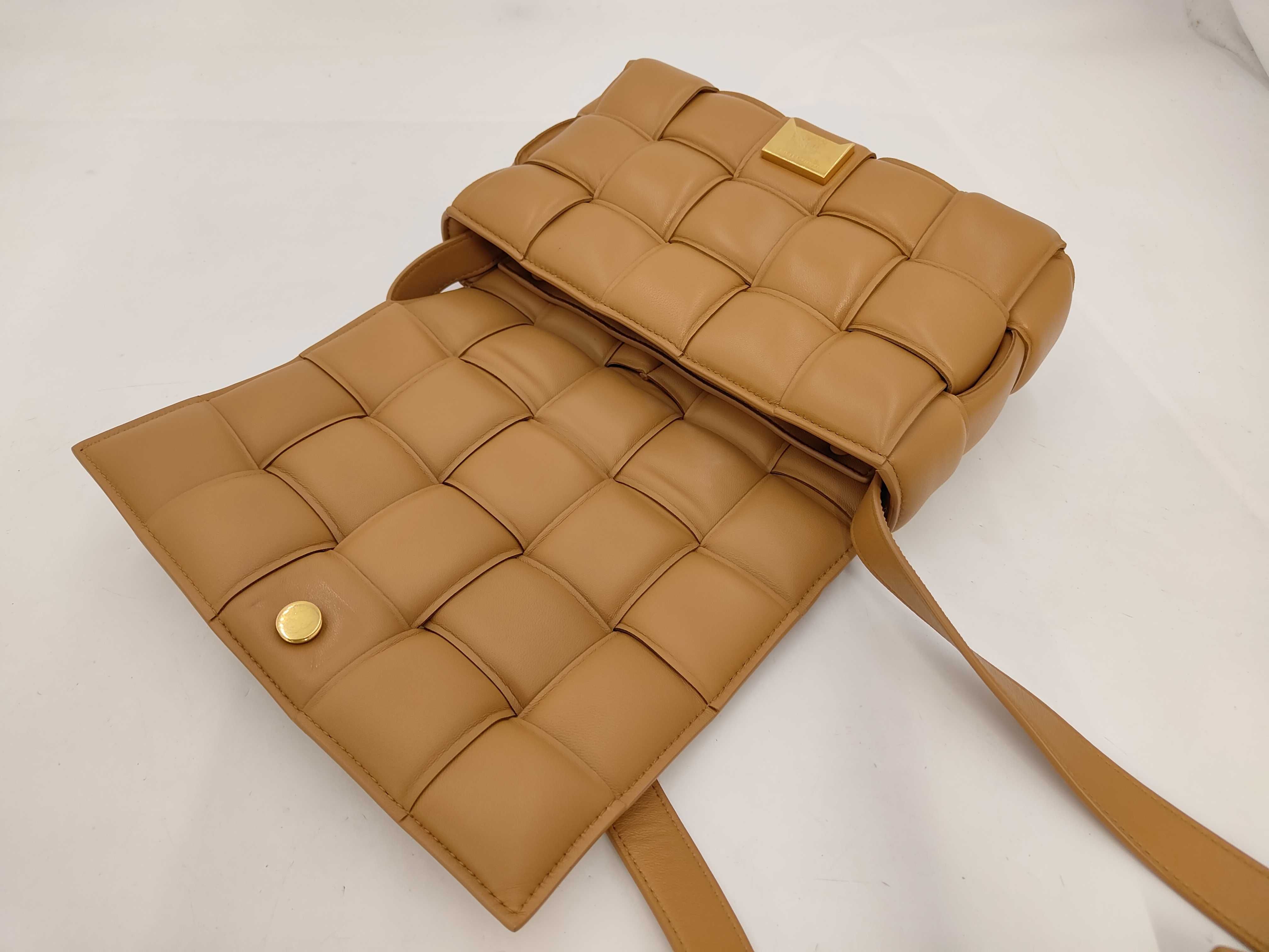 Intrecciato Padded Cassette Shoulder Bag — view 8