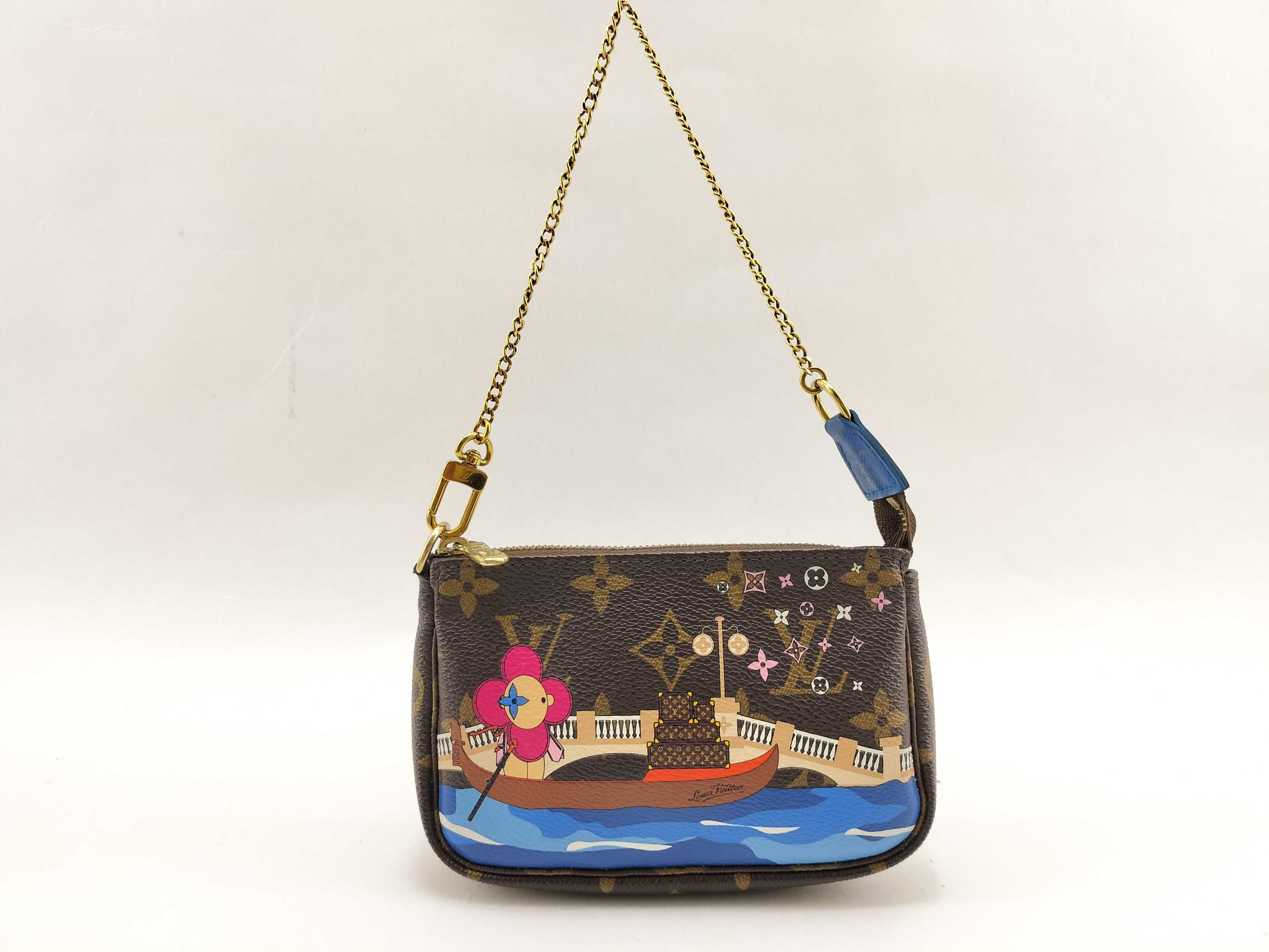 Monogram Louis Vuitton Mini Pouch Shoulder Bag Pouch