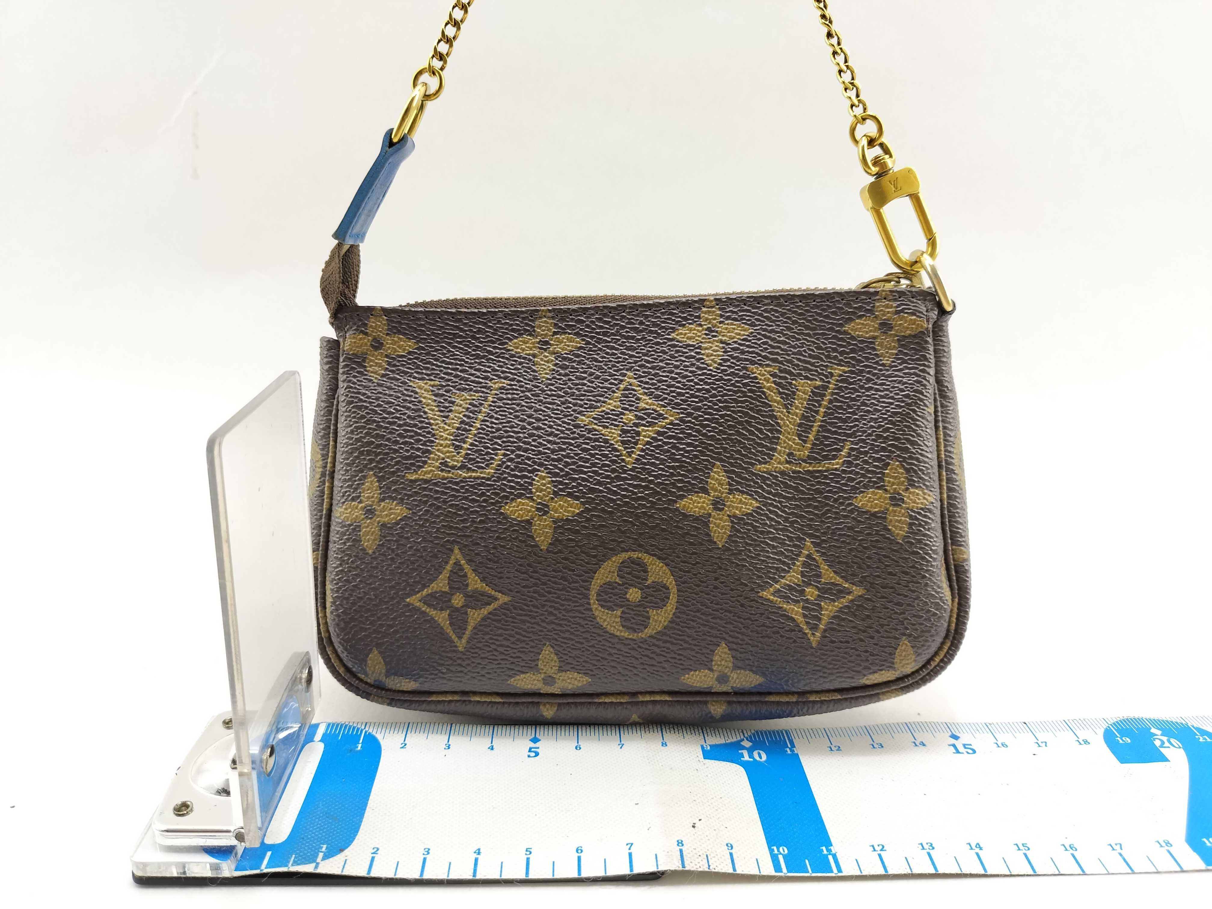 Monogram Louis Vuitton Mini Pouch Shoulder Bag Pouch — view 2
