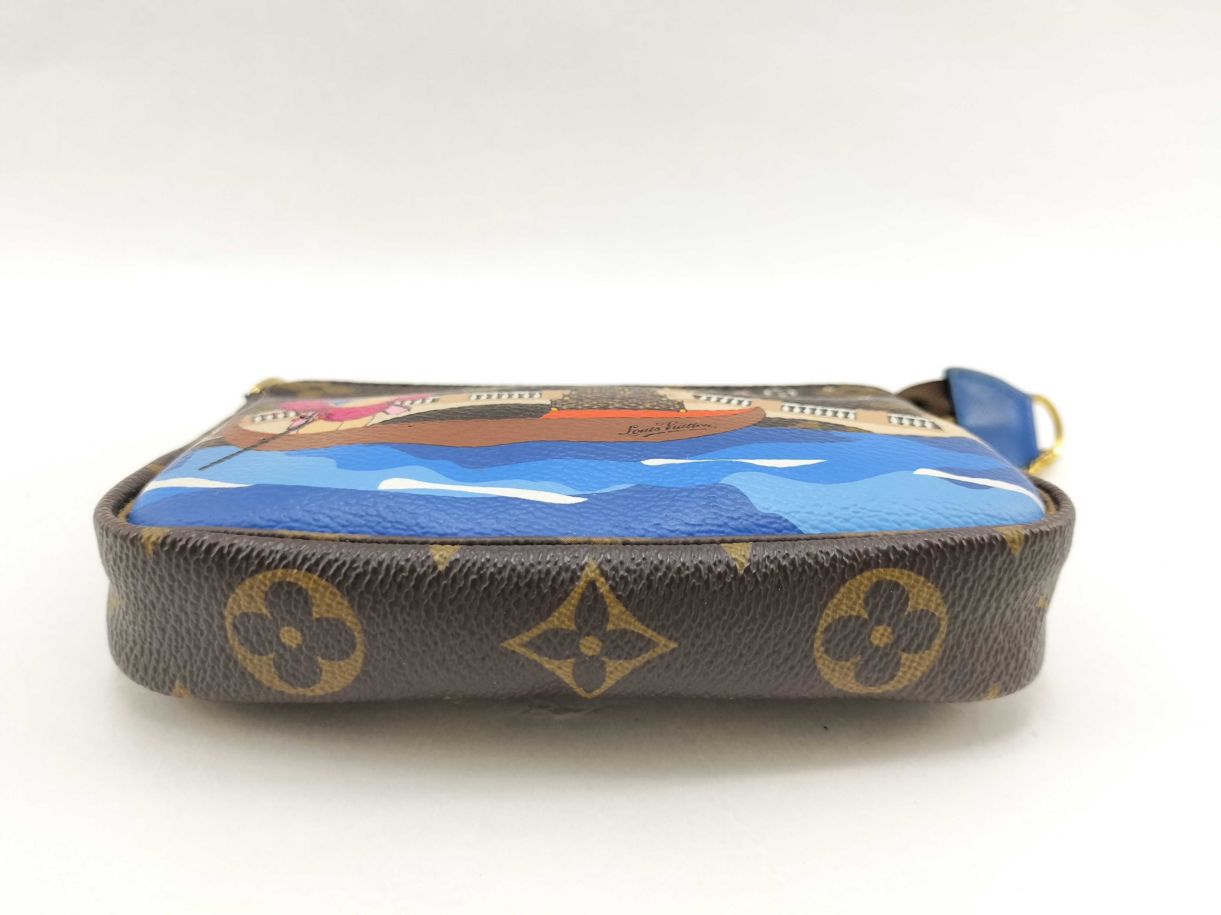 Monogram Louis Vuitton Mini Pouch Shoulder Bag Pouch — view 3