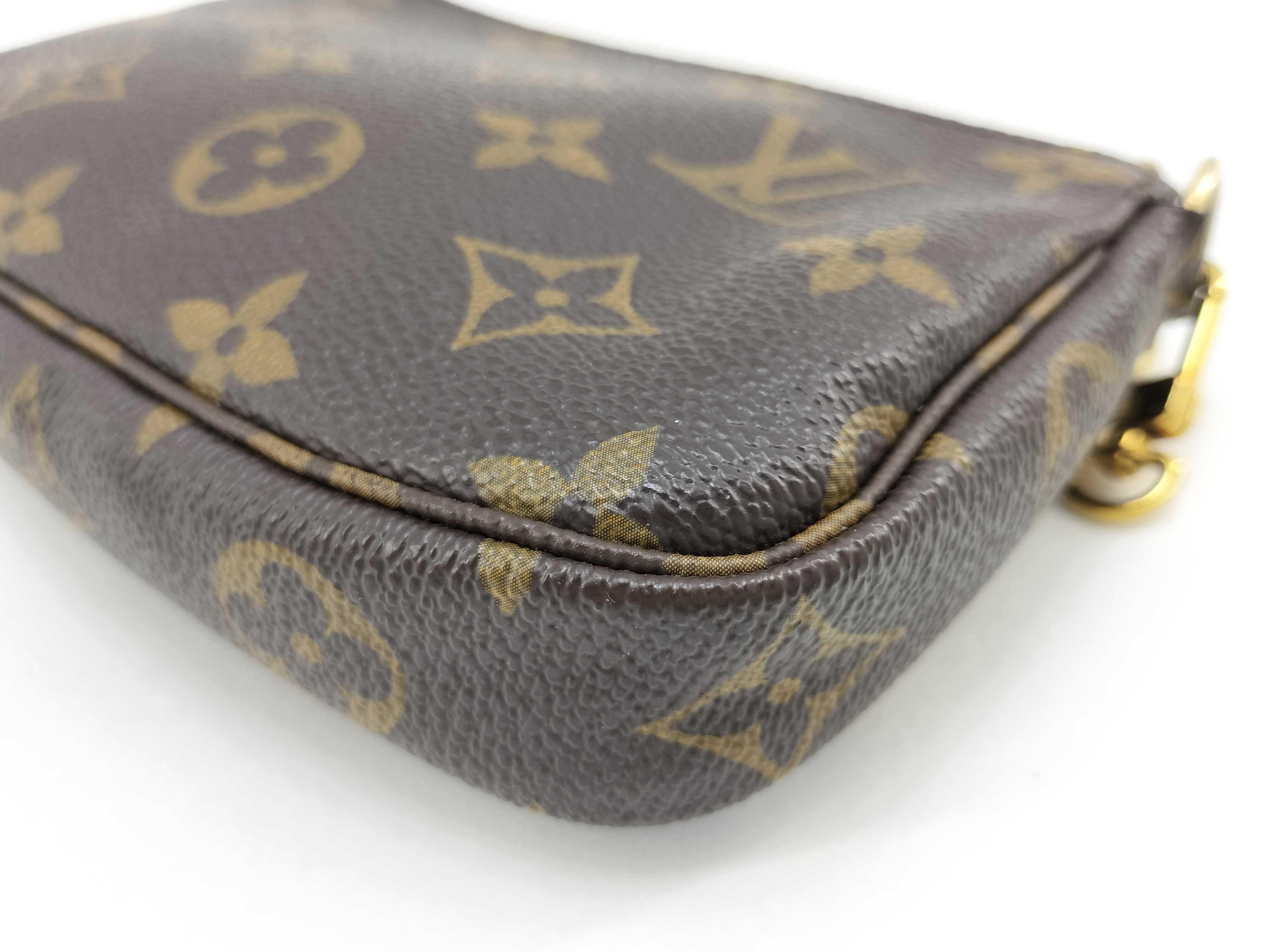 Monogram Louis Vuitton Mini Pouch Shoulder Bag Pouch — view 5