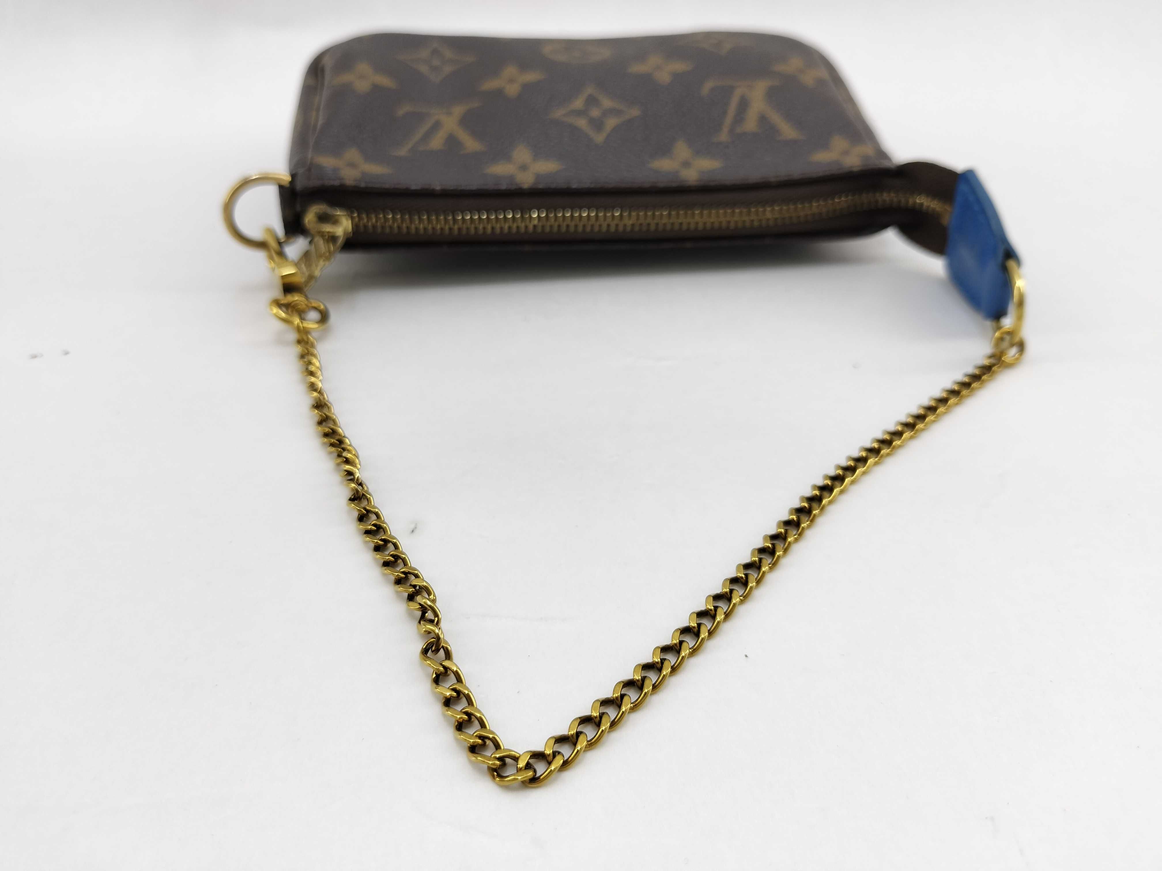 Monogram Louis Vuitton Mini Pouch Shoulder Bag Pouch — view 6