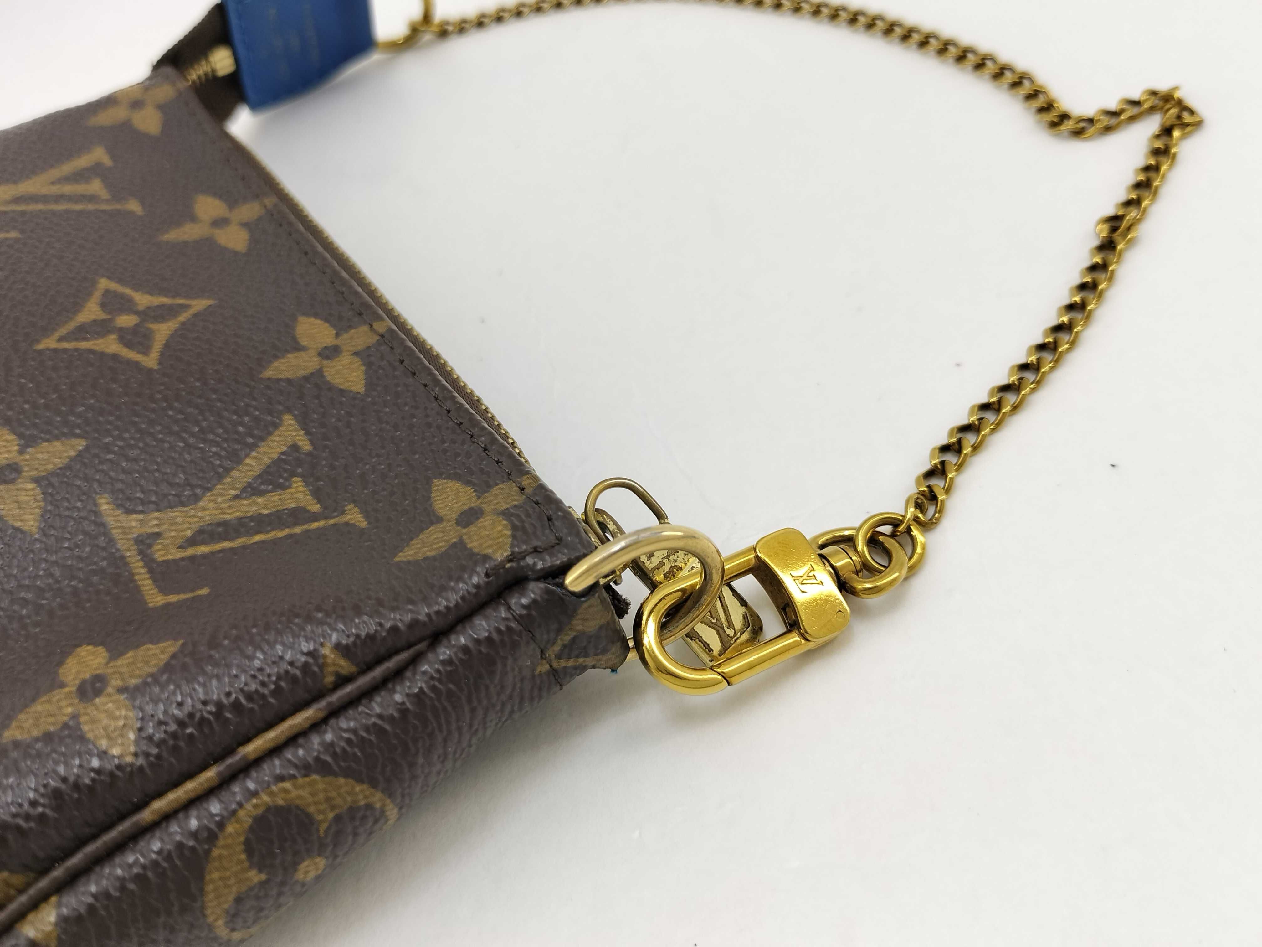 Monogram Louis Vuitton Mini Pouch Shoulder Bag Pouch — view 9
