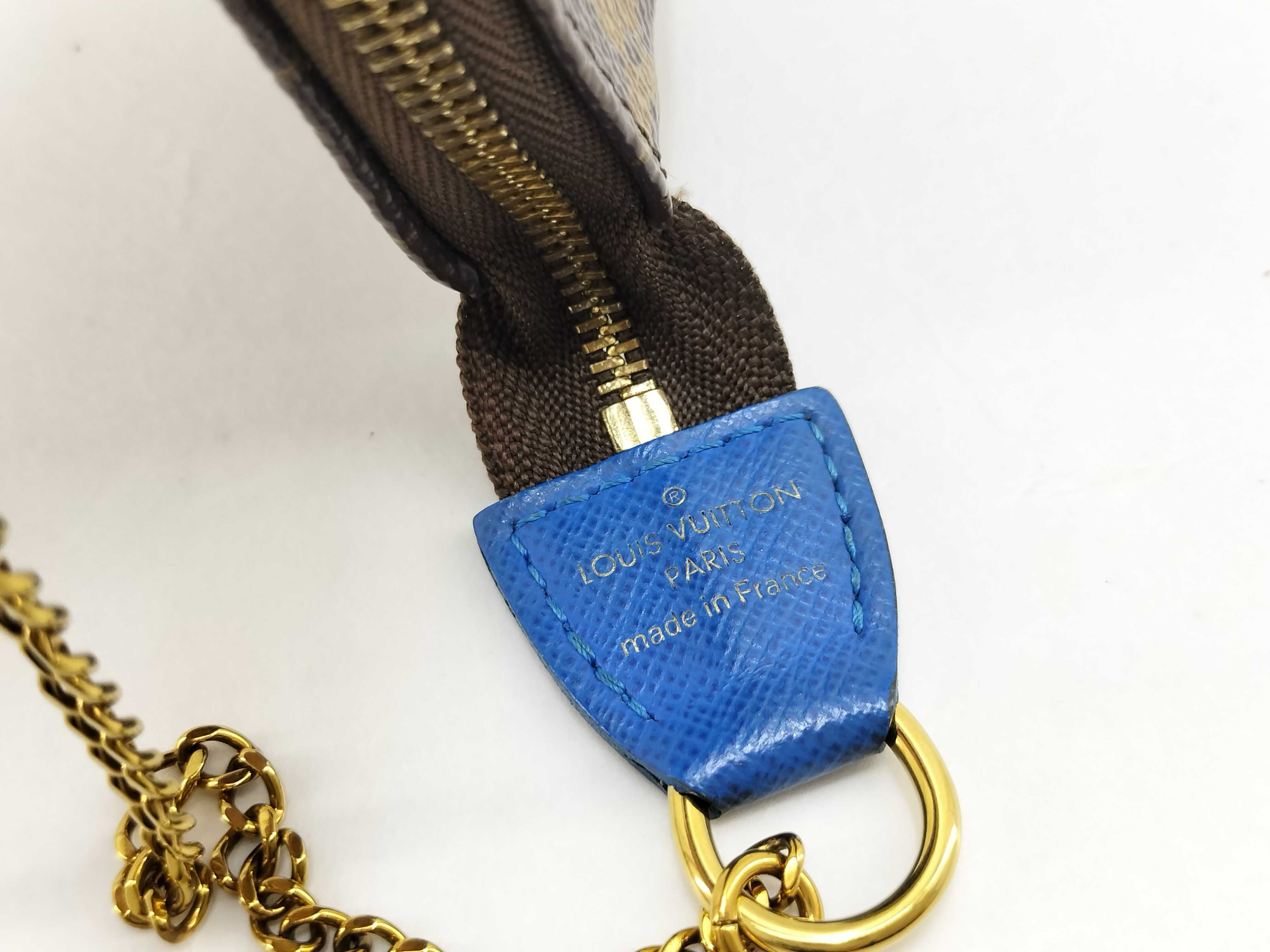 Monogram Louis Vuitton Mini Pouch Shoulder Bag Pouch — view 10