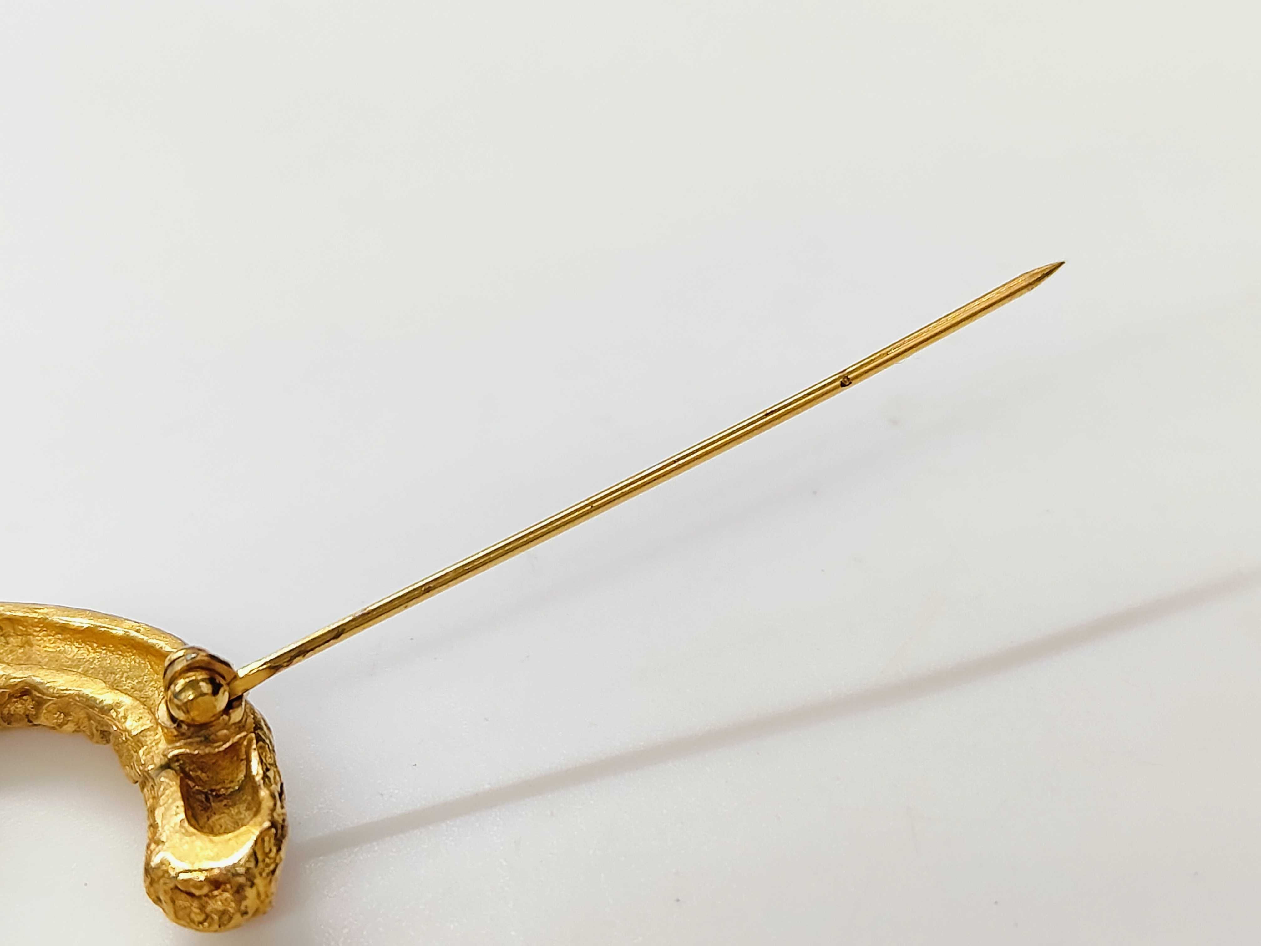 Gold Coco 03A Brooch — view 4