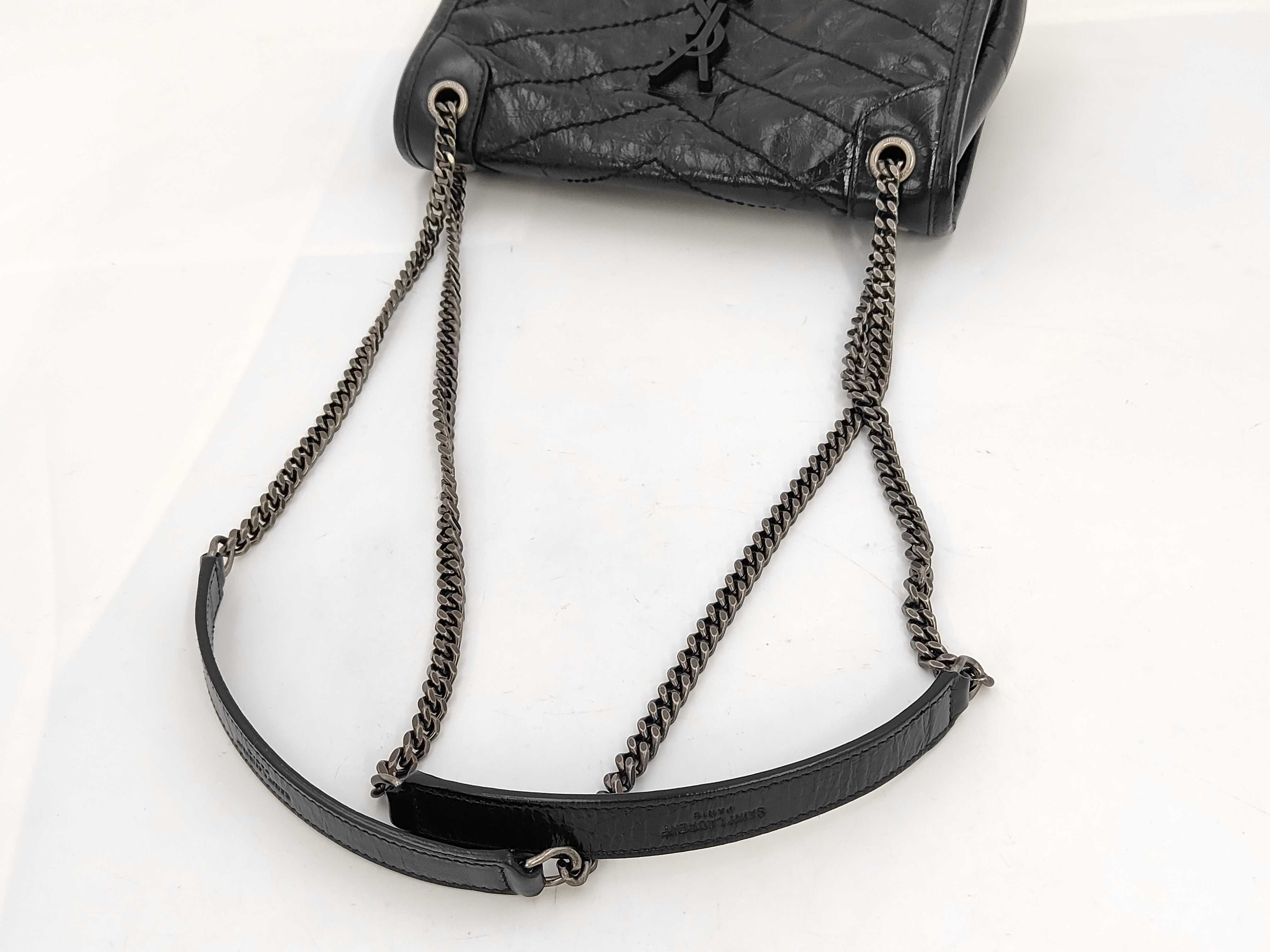 Paris Niki Leather Chain Shoulder Bag — view 3
