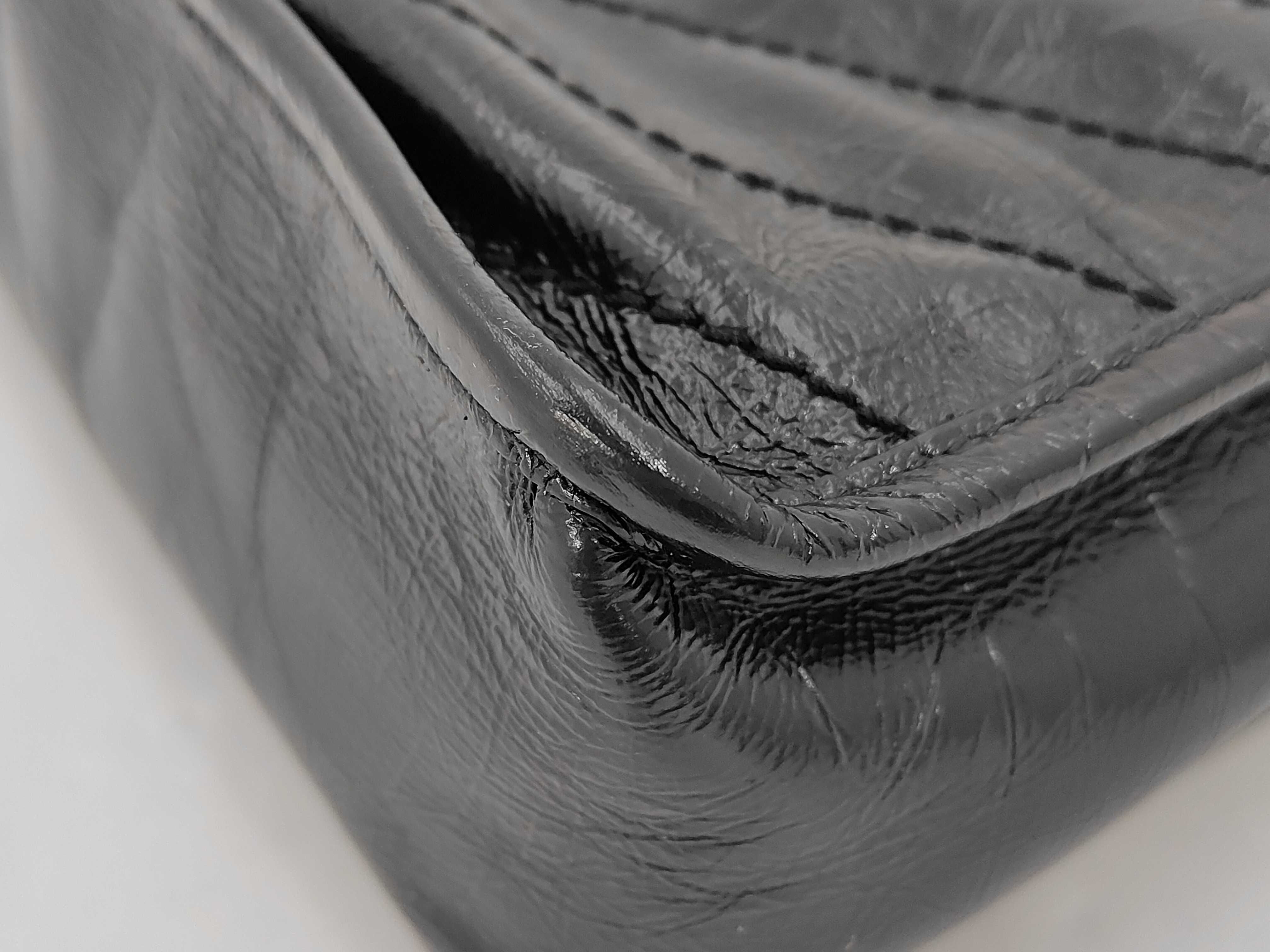 Paris Niki Leather Chain Shoulder Bag — view 8