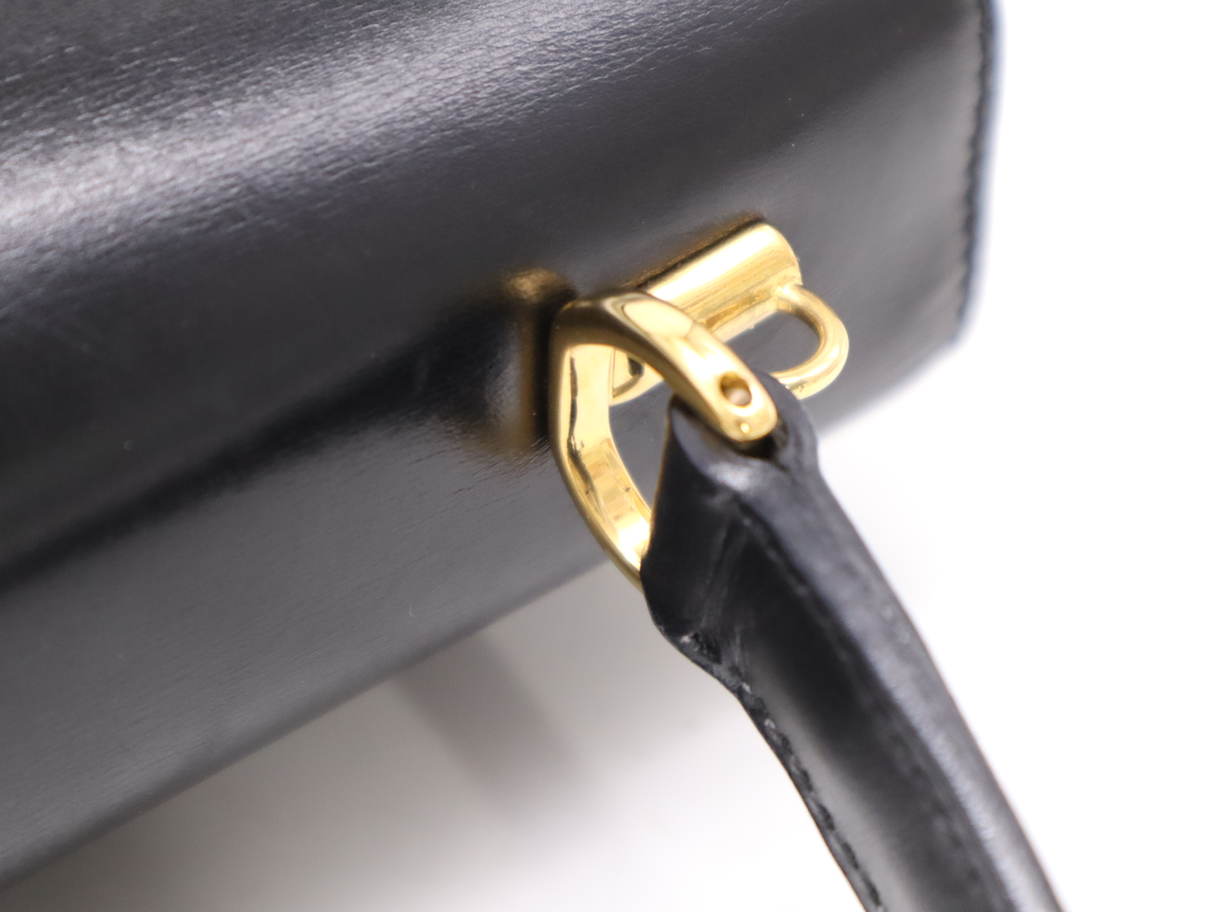 000.26.0258 Leather Lady Lock Handbag Black GD Hardware Crochette Key x 2 Handbag — view 8