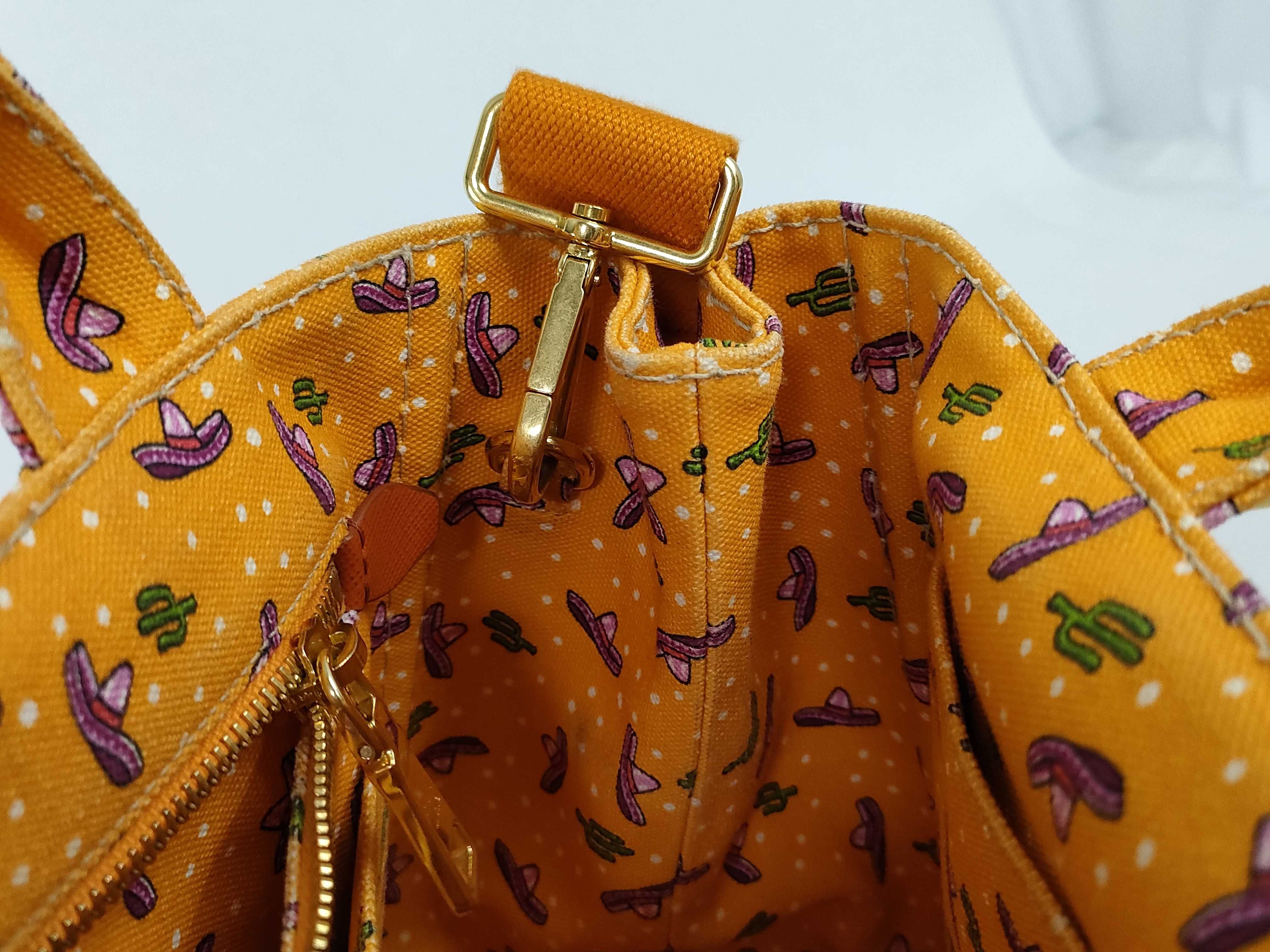 Canapa Mini 2-Way Tote Bag, Mexican Pattern Tote Bag — view 13