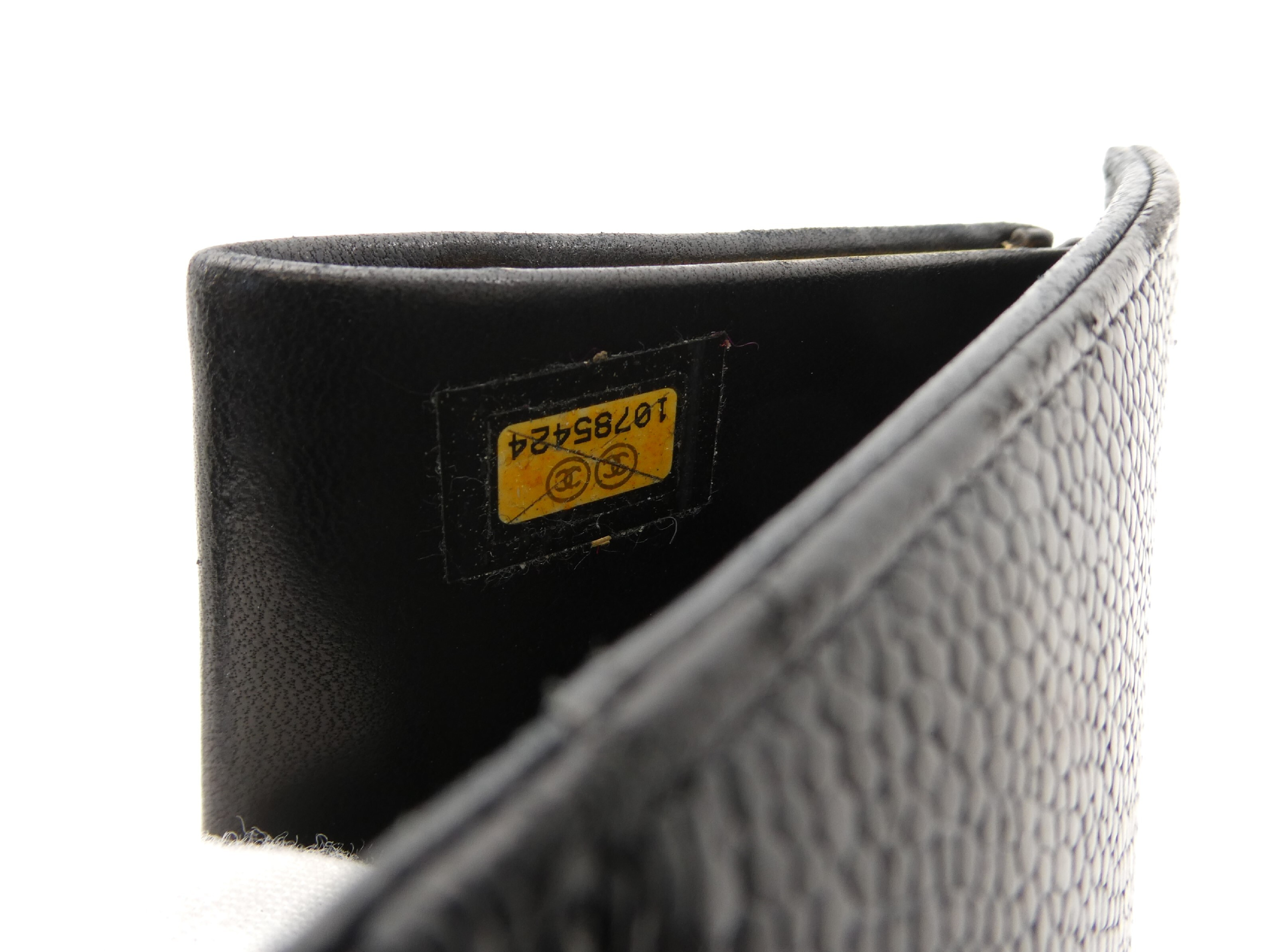 Coco Mark Caviar Skin Bi-fold Wallet — view 9