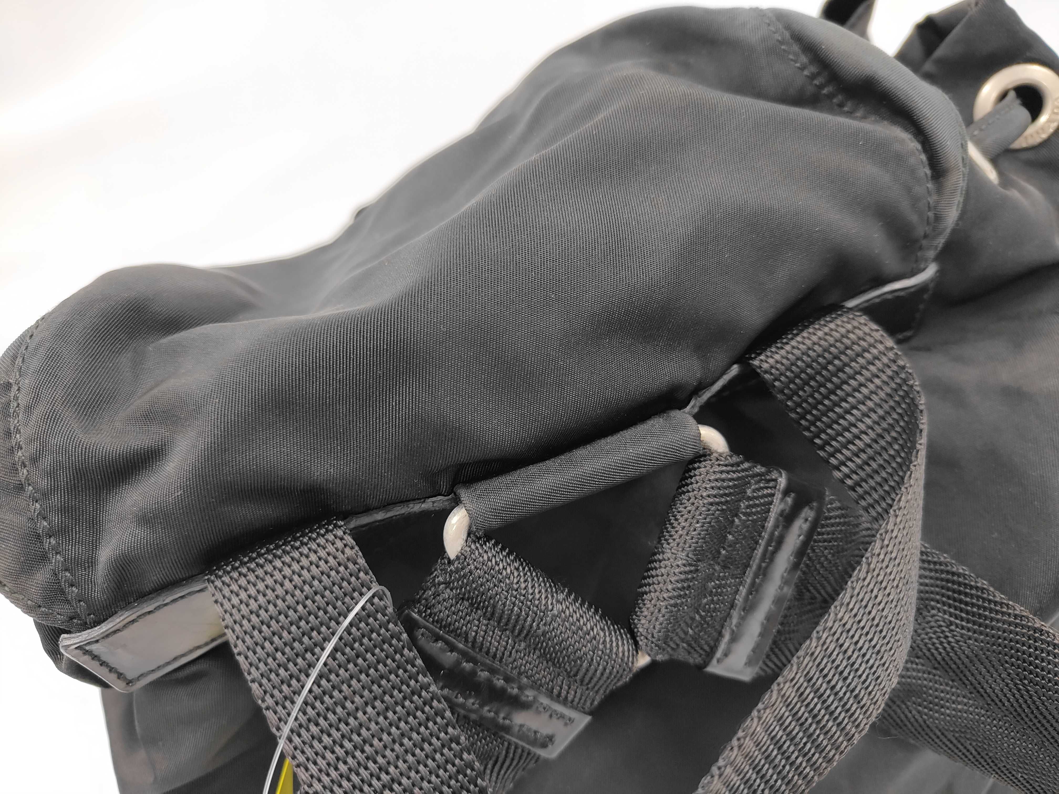 Nylon Backpack with Triangle Tag — view 6