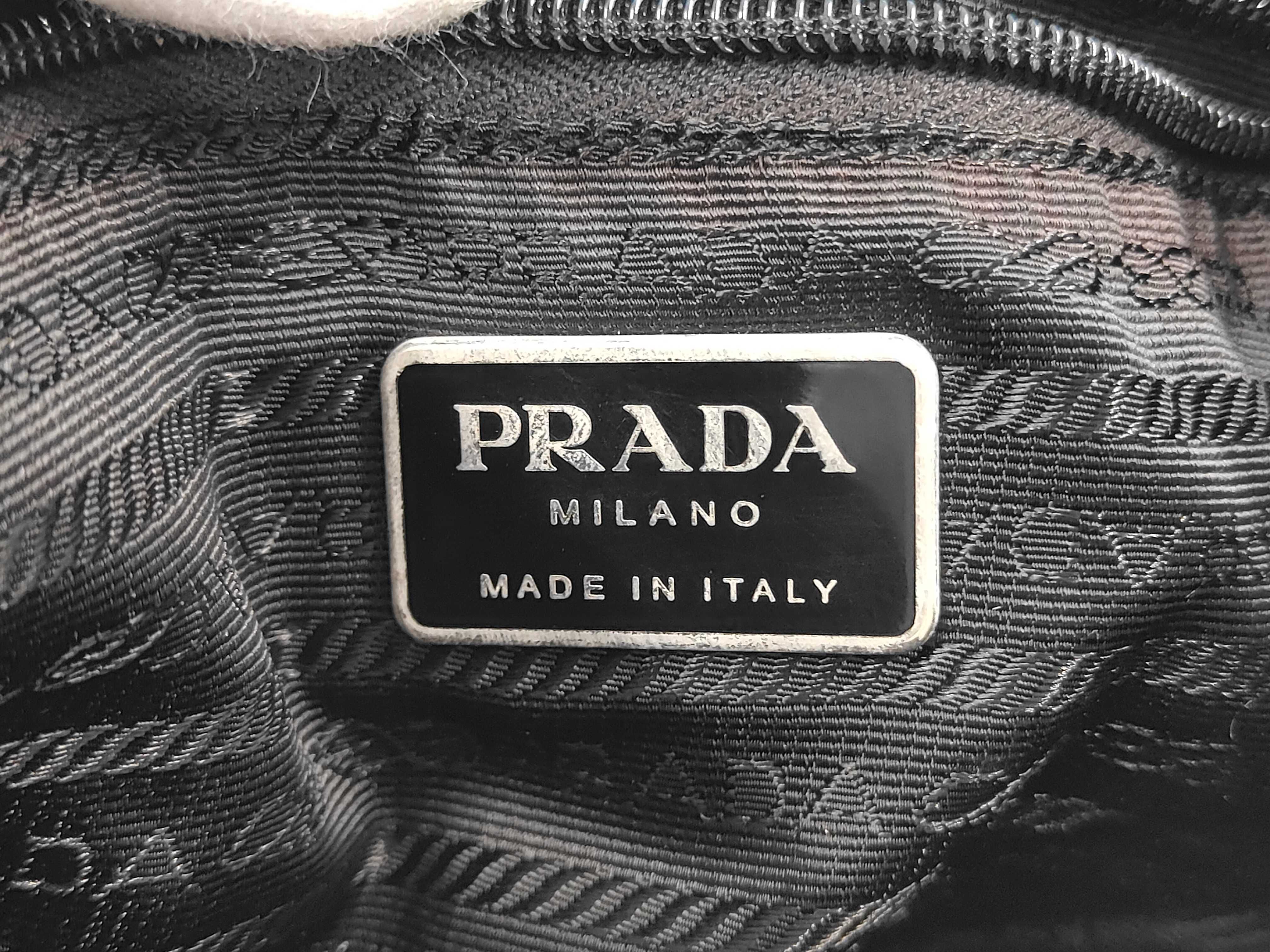 Nylon Backpack with Triangle Tag — view 9