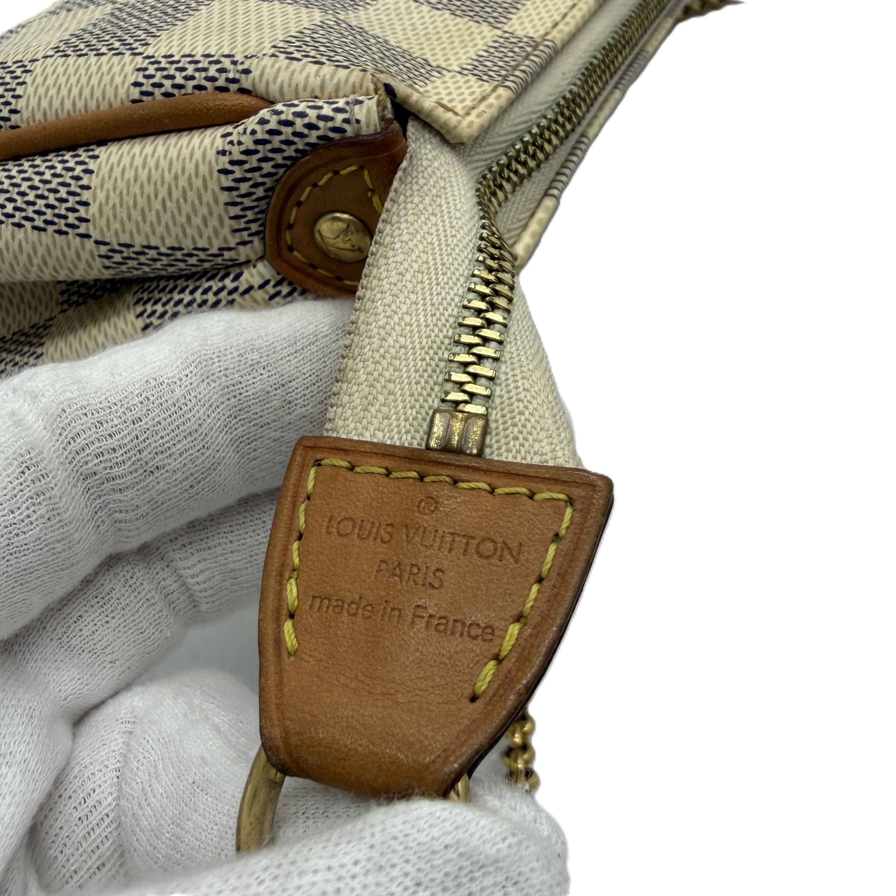 Damier Azur Eva Shoulder Bag — view 7