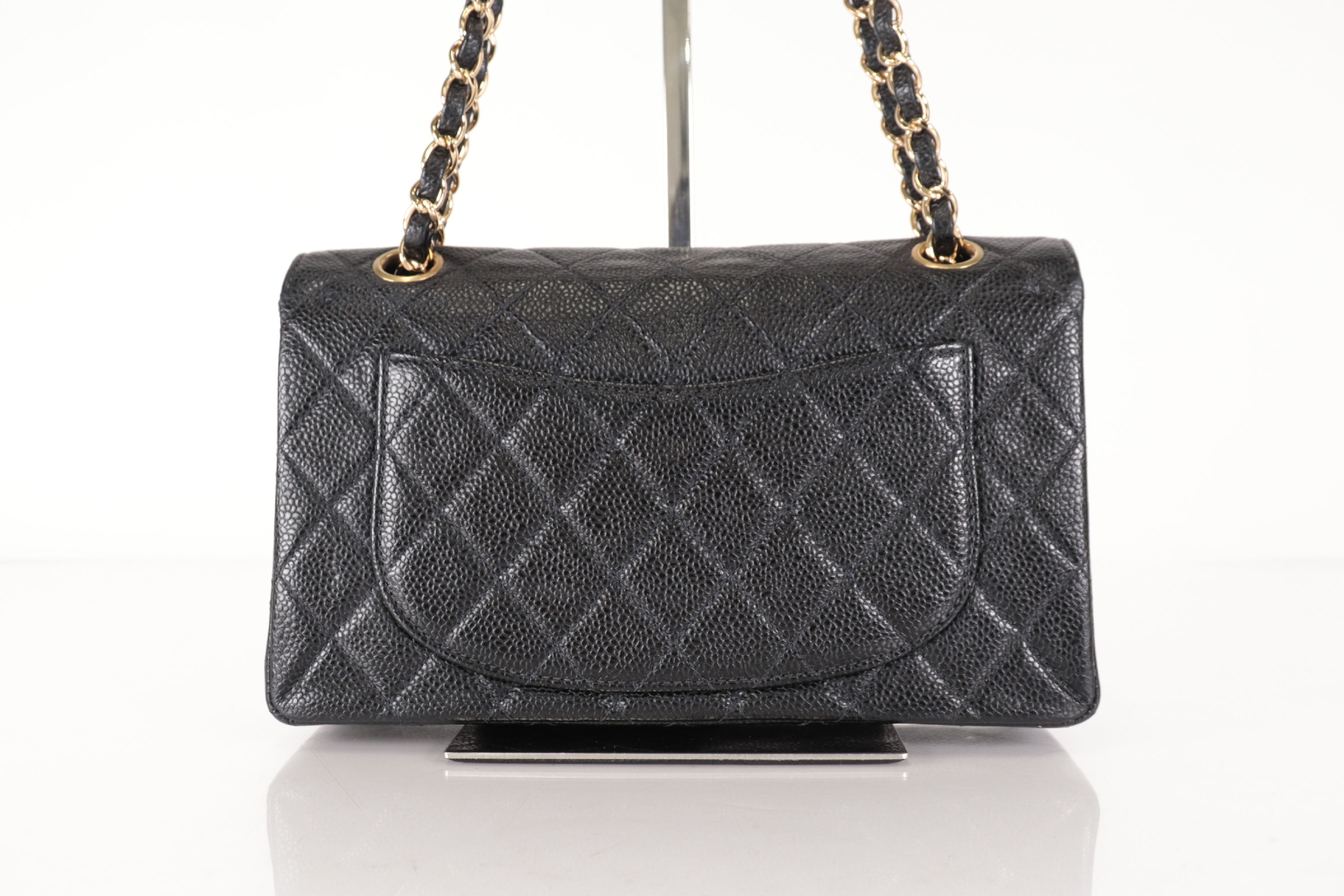 W-Flap 23 Caviar Leather Shoulder Bag (Serial No. 7) — view 3