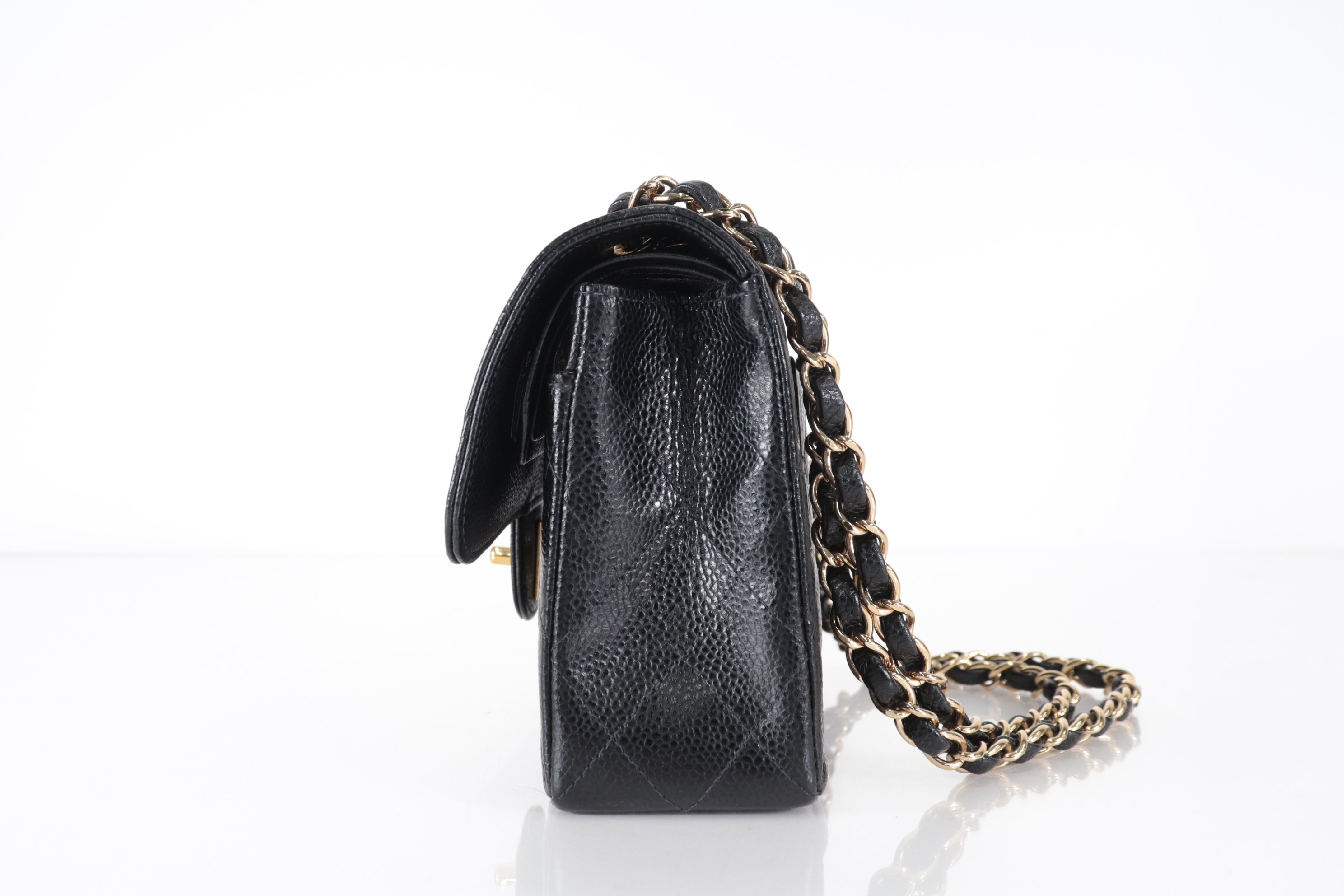 W-Flap 23 Caviar Leather Shoulder Bag (Serial No. 7) — view 5