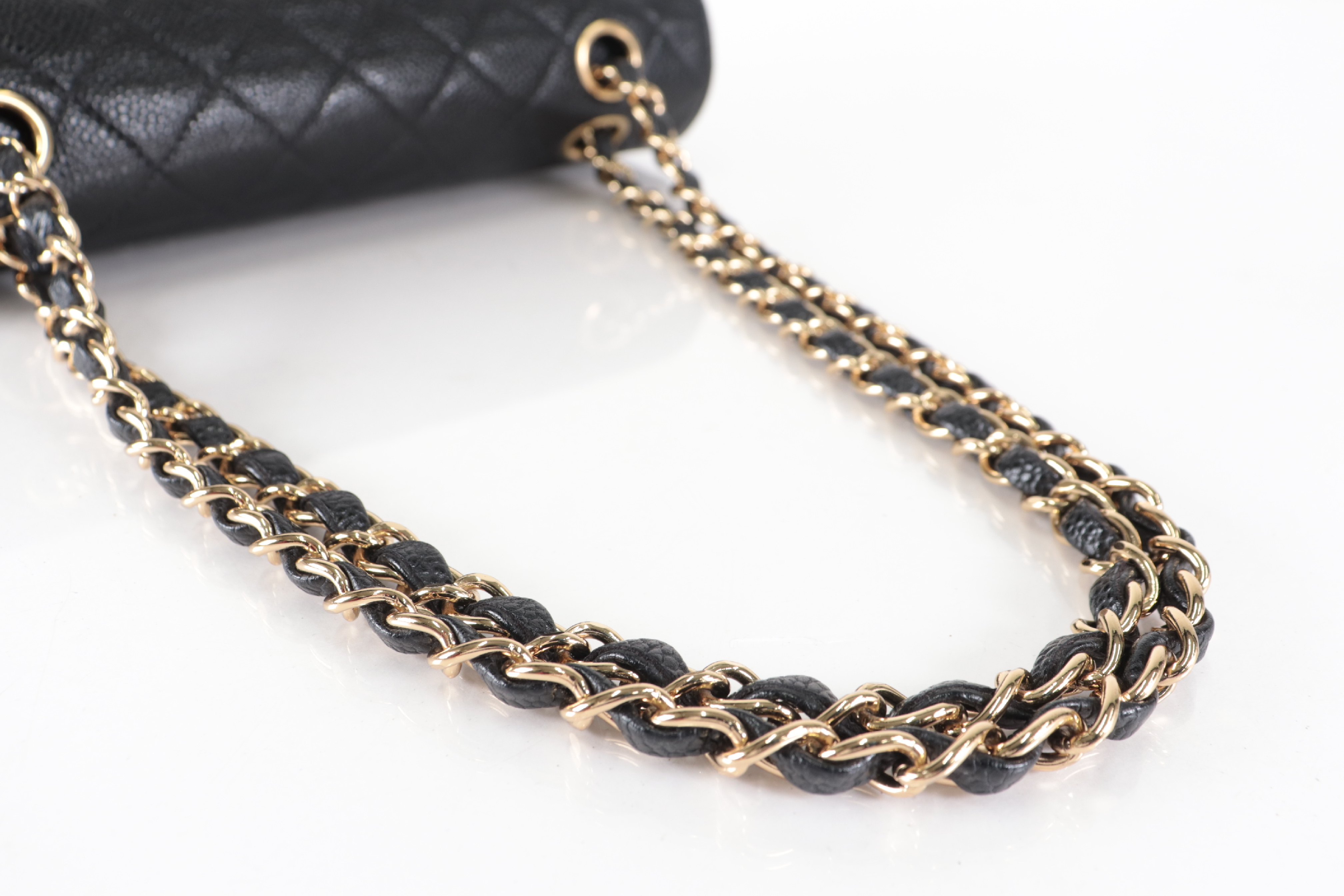 W-Flap 23 Caviar Leather Shoulder Bag (Serial No. 7) — view 8