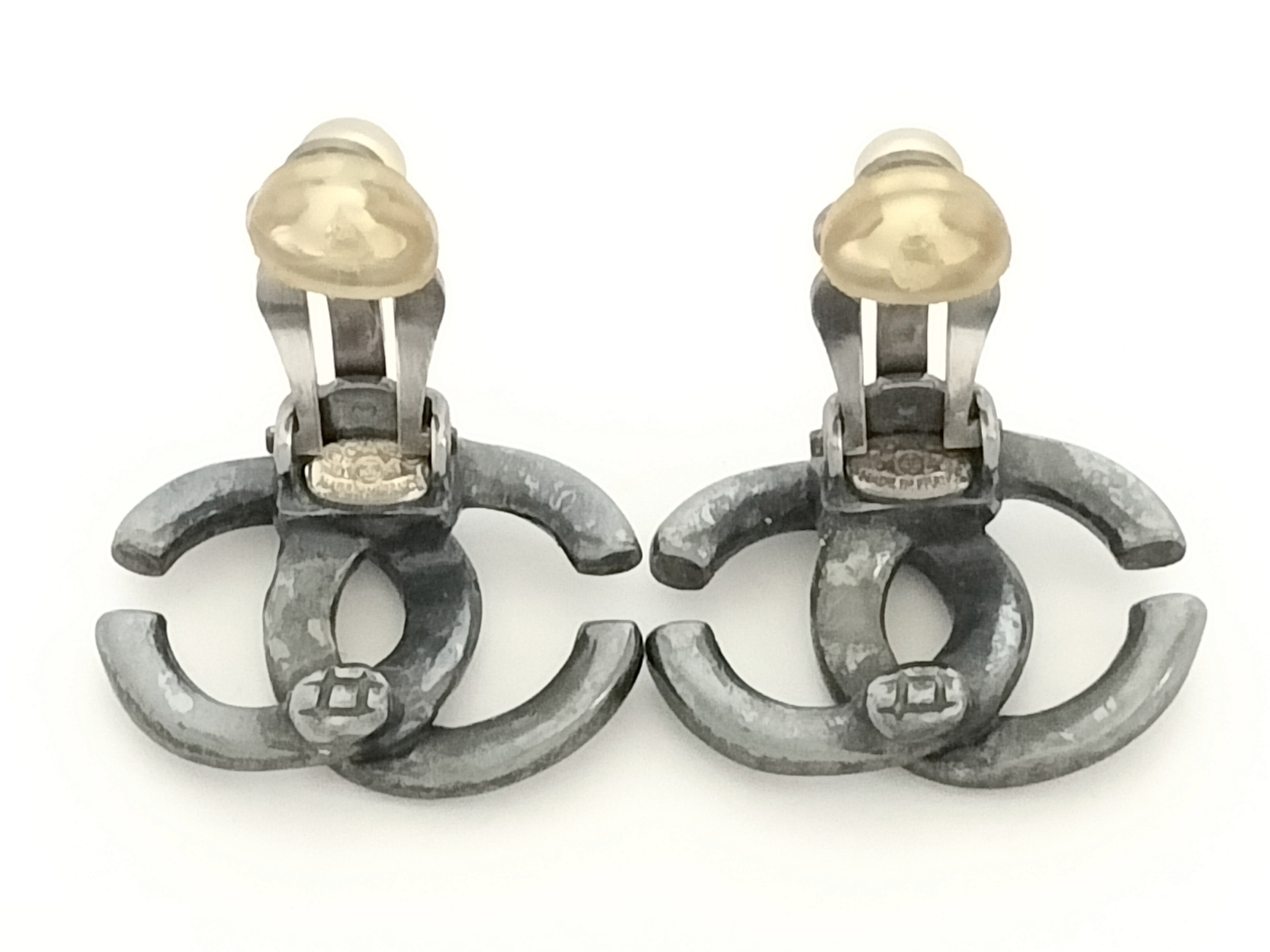 Coco Twisted Silver Earrings — view 2