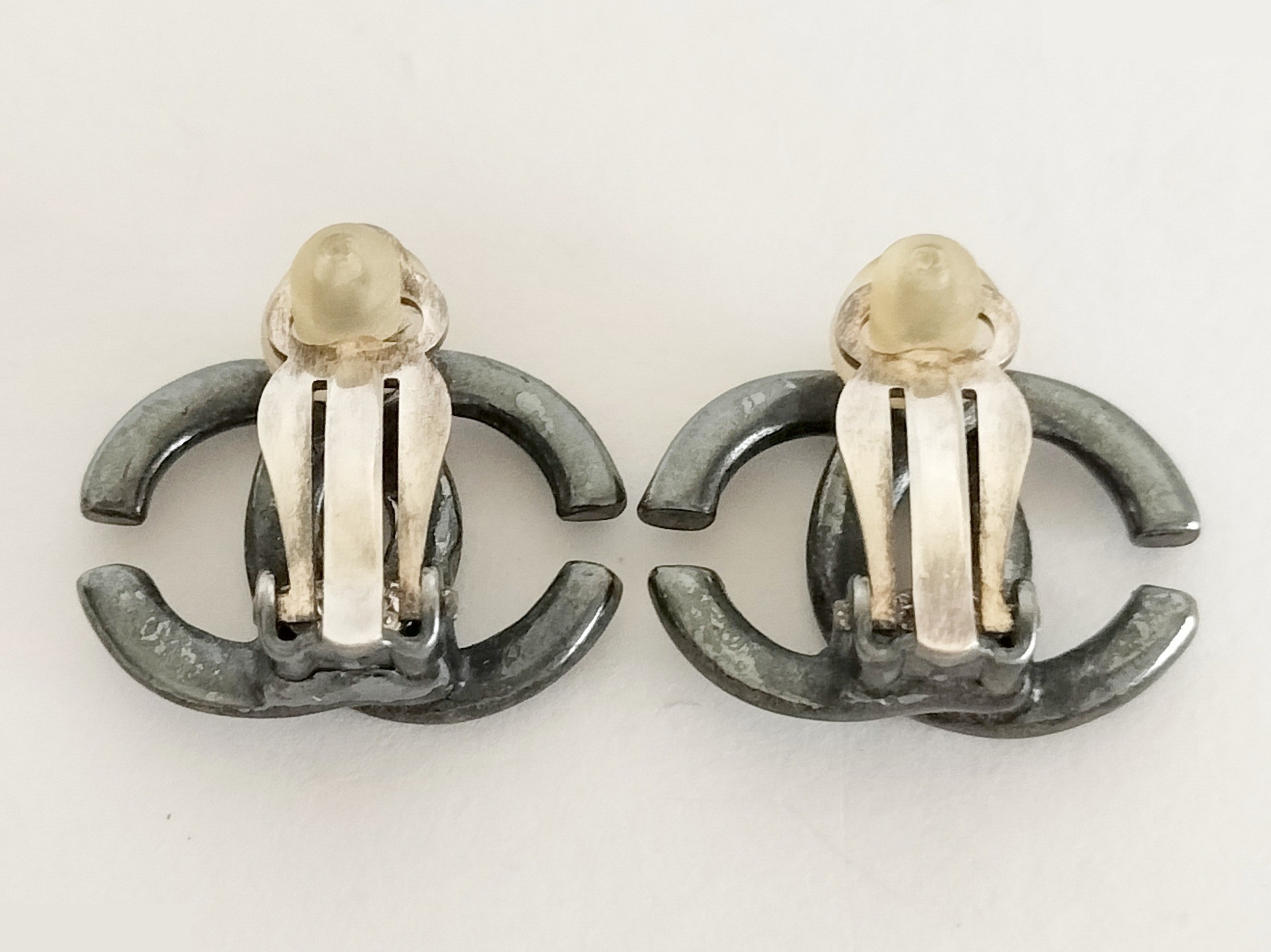 Coco Twisted Silver Earrings — view 5