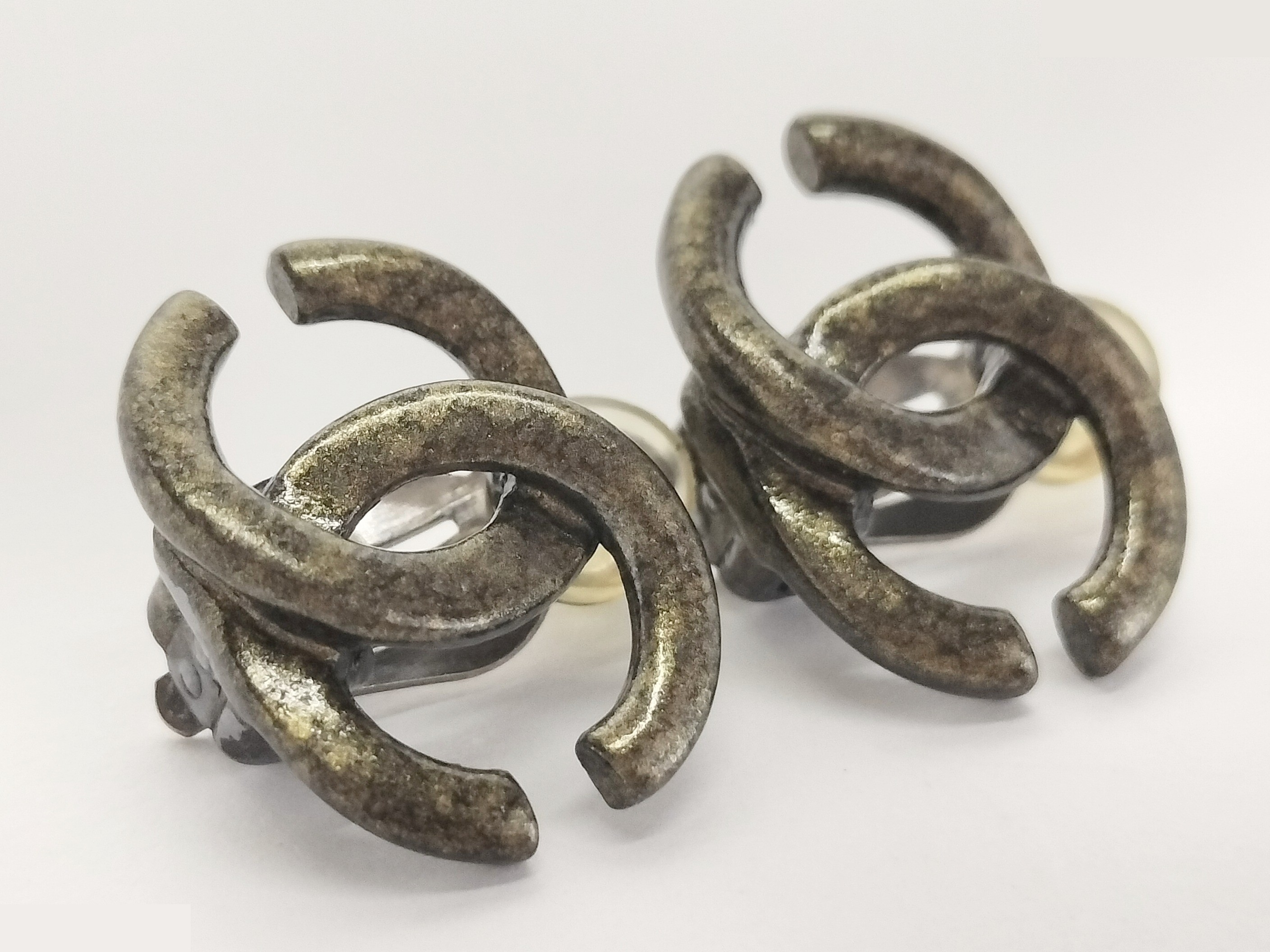Coco Twisted Silver Earrings — view 7