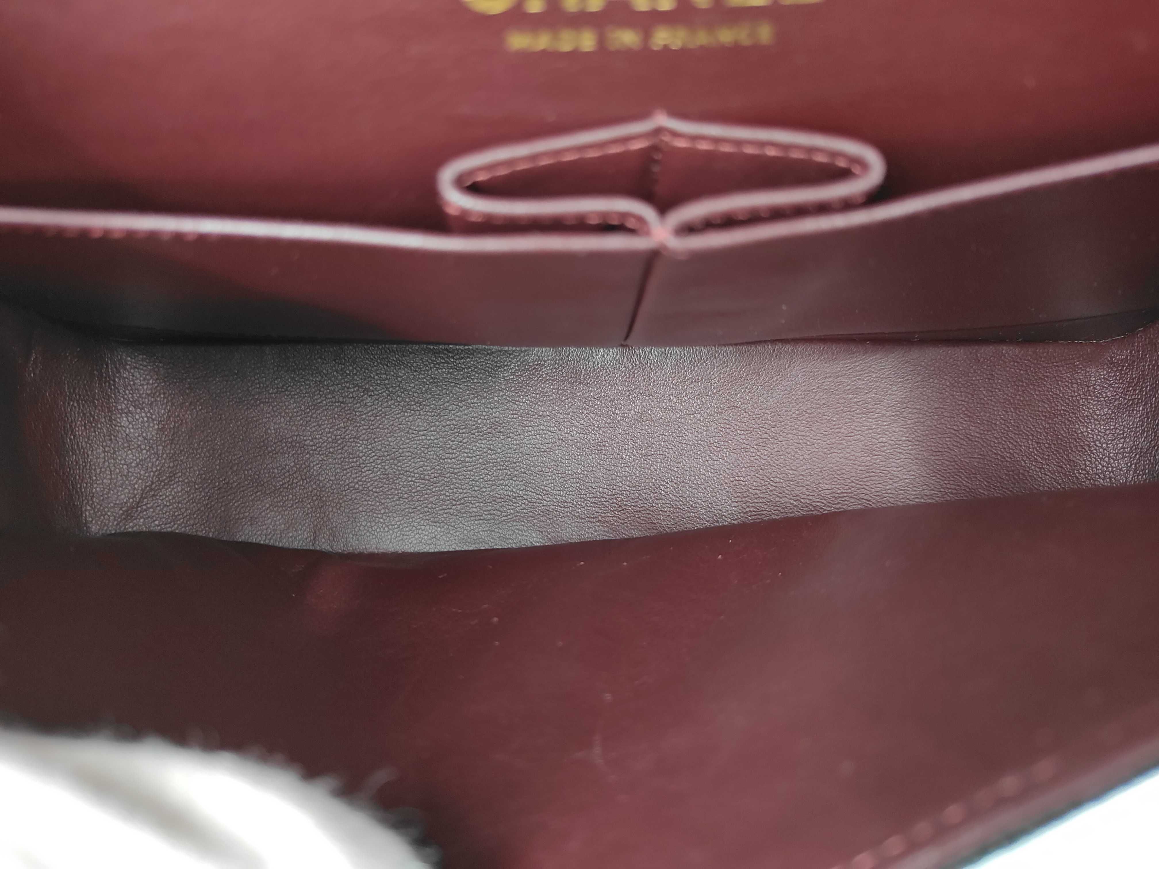 Caviar Skin Matelassé 25 Double Flap Shoulder Bag — view 10