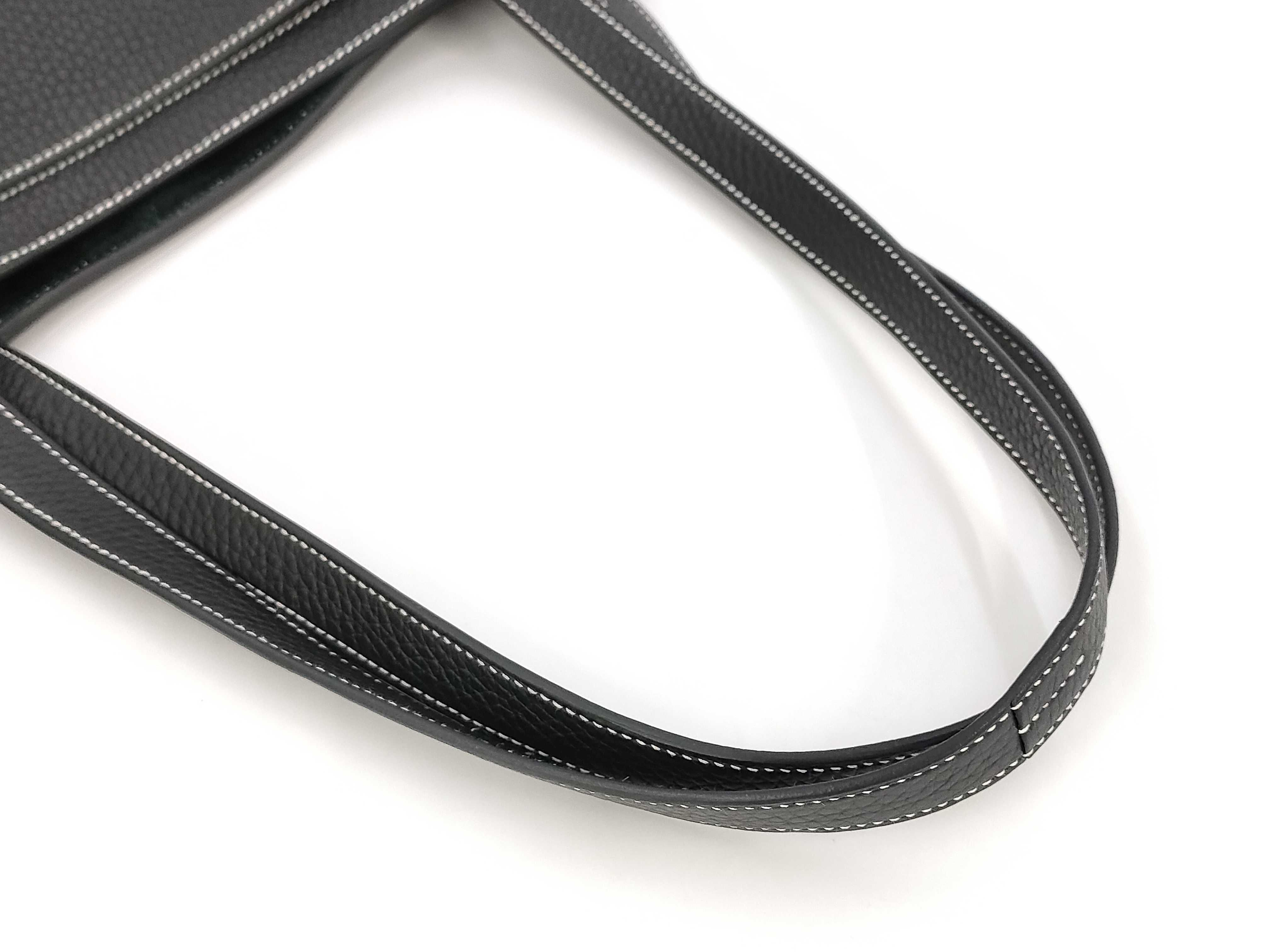 Cabasellier 31 U stamp Taurillon leather shoulder bag — view 4