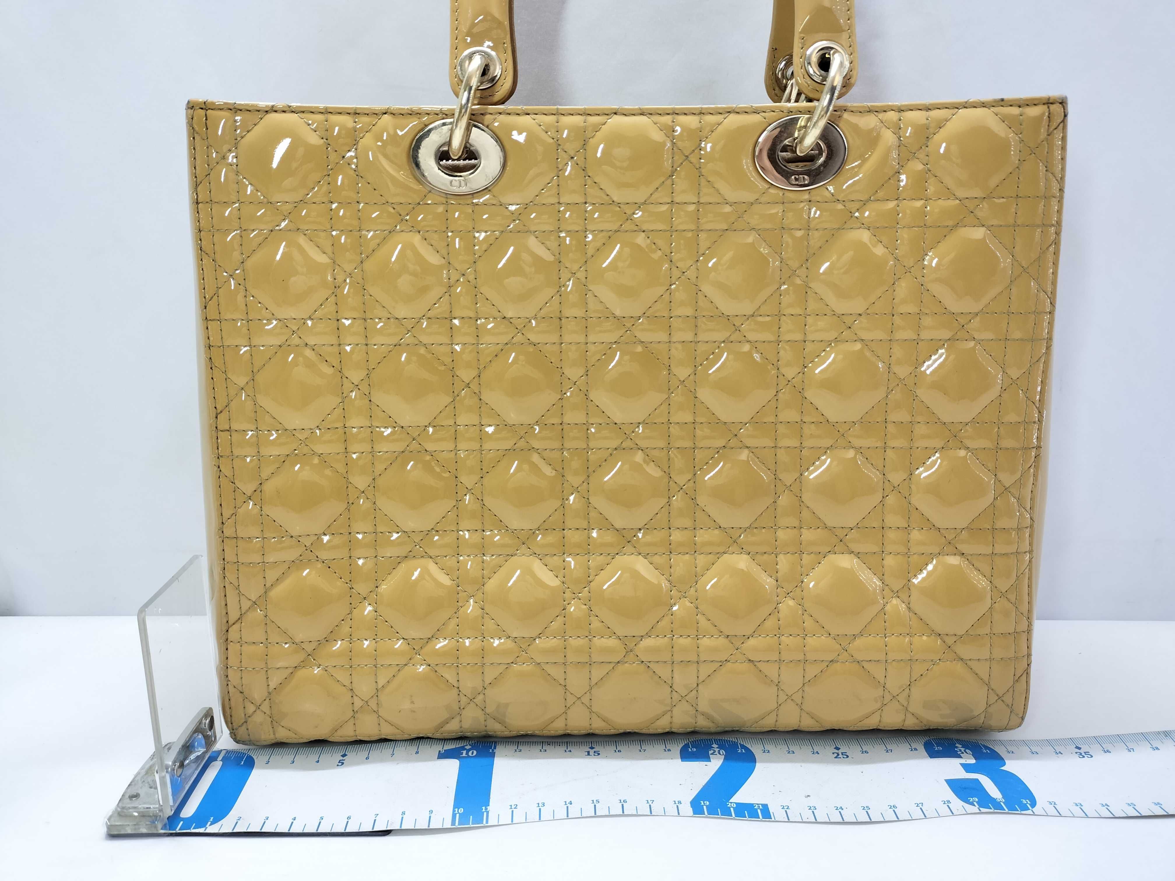 Lady Dior Patent Leather Handbag — view 2