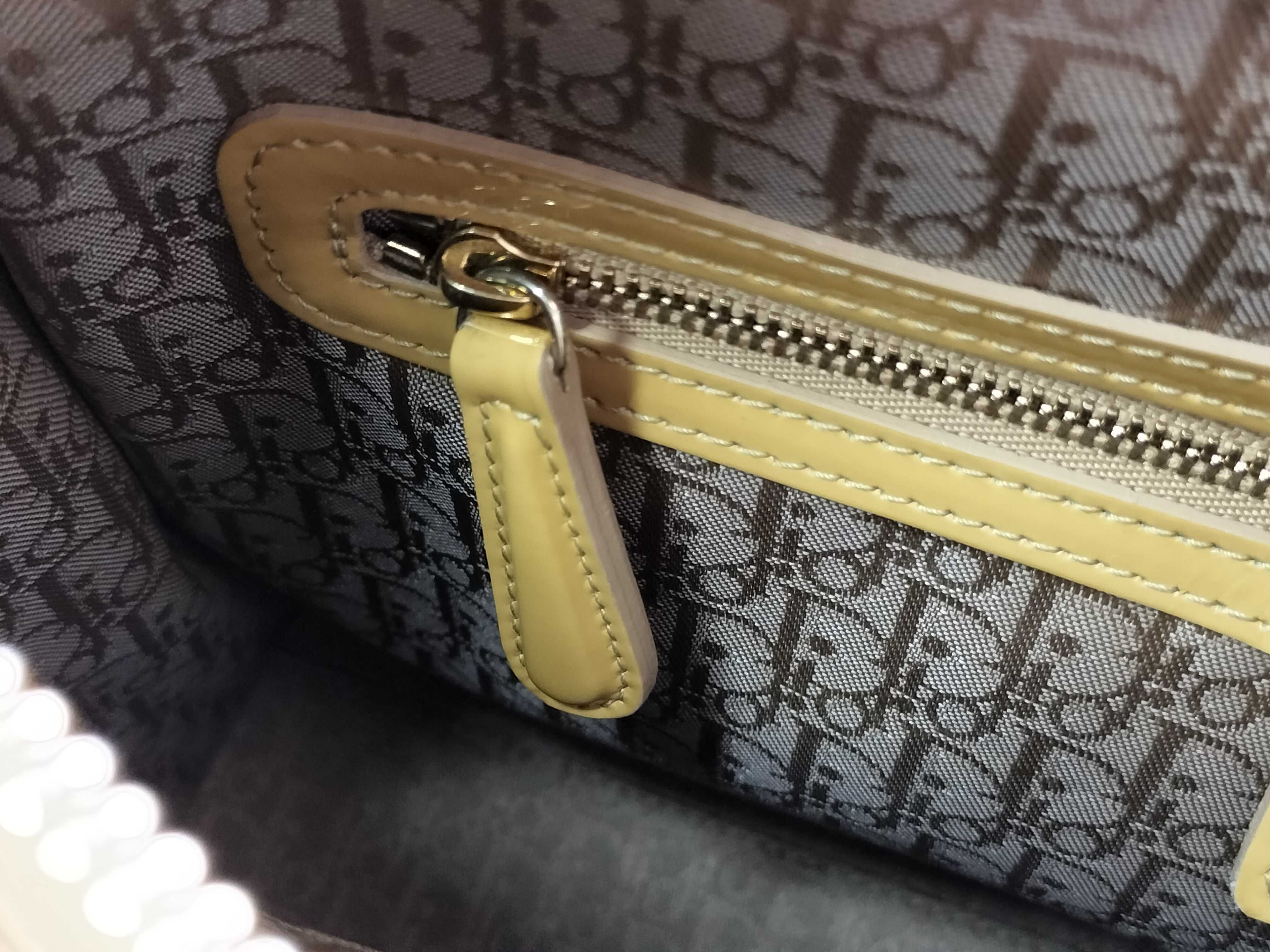 Lady Dior Patent Leather Handbag — view 12