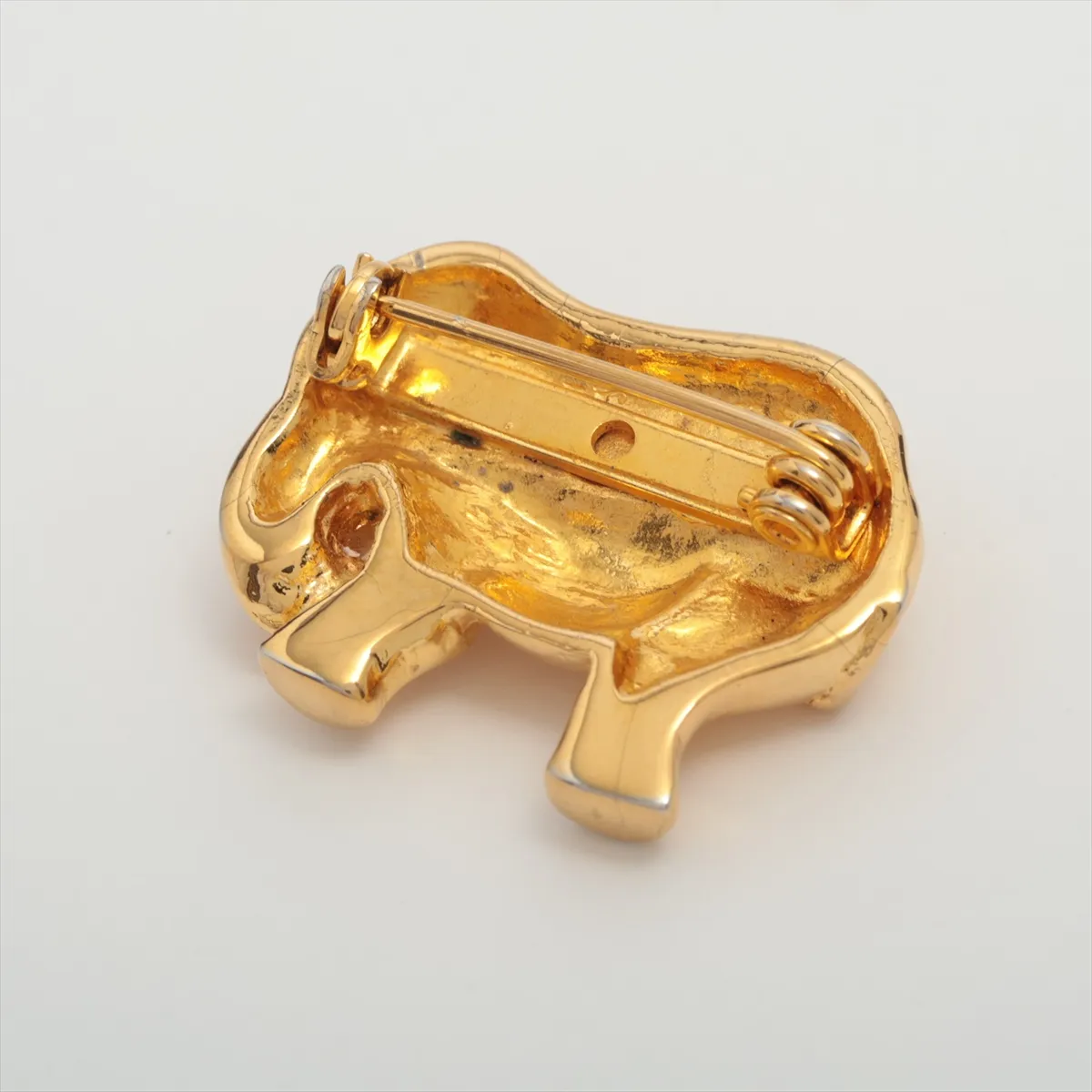 Elephant Brooch GP Gold — view 2