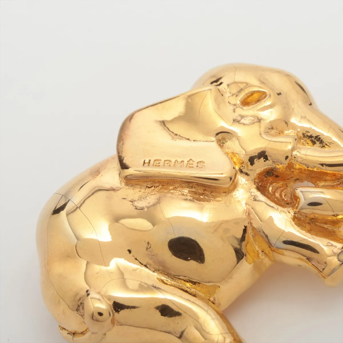 Elephant Brooch GP Gold — view 4